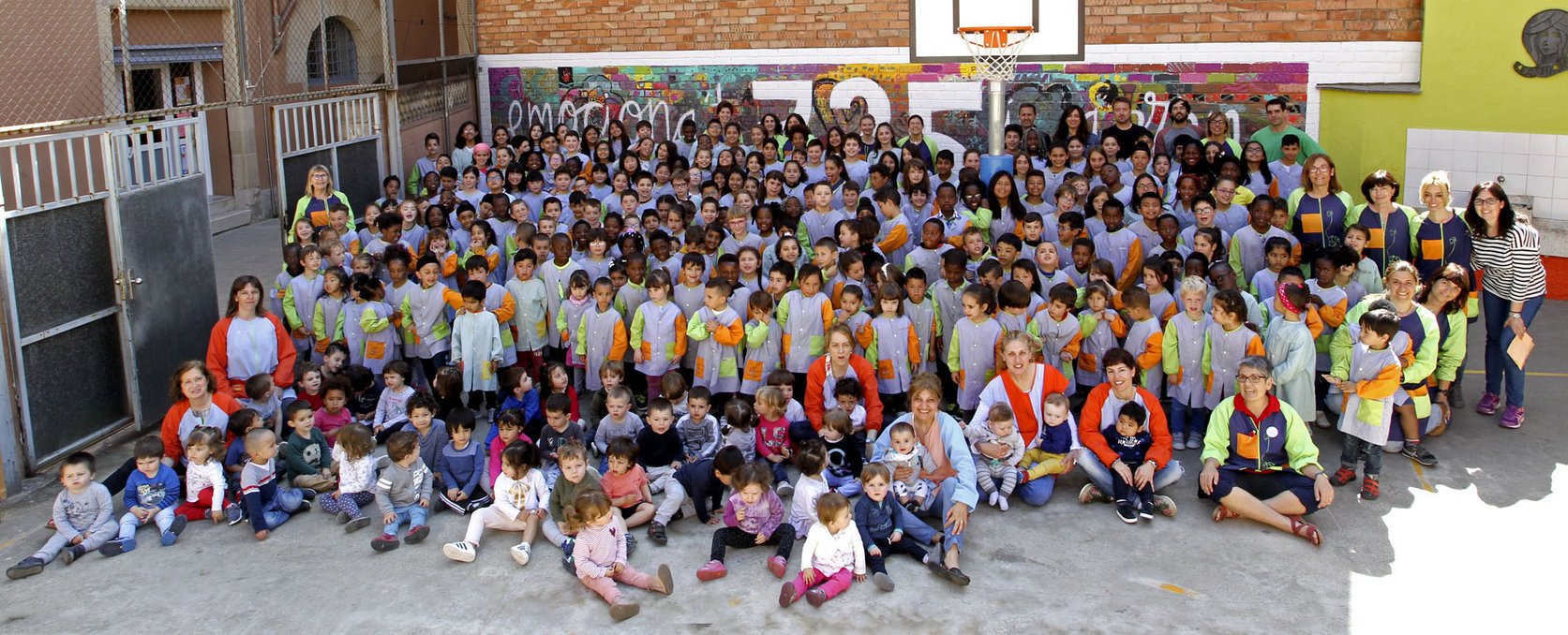 Els alumnes de l'escola Santa Caterina