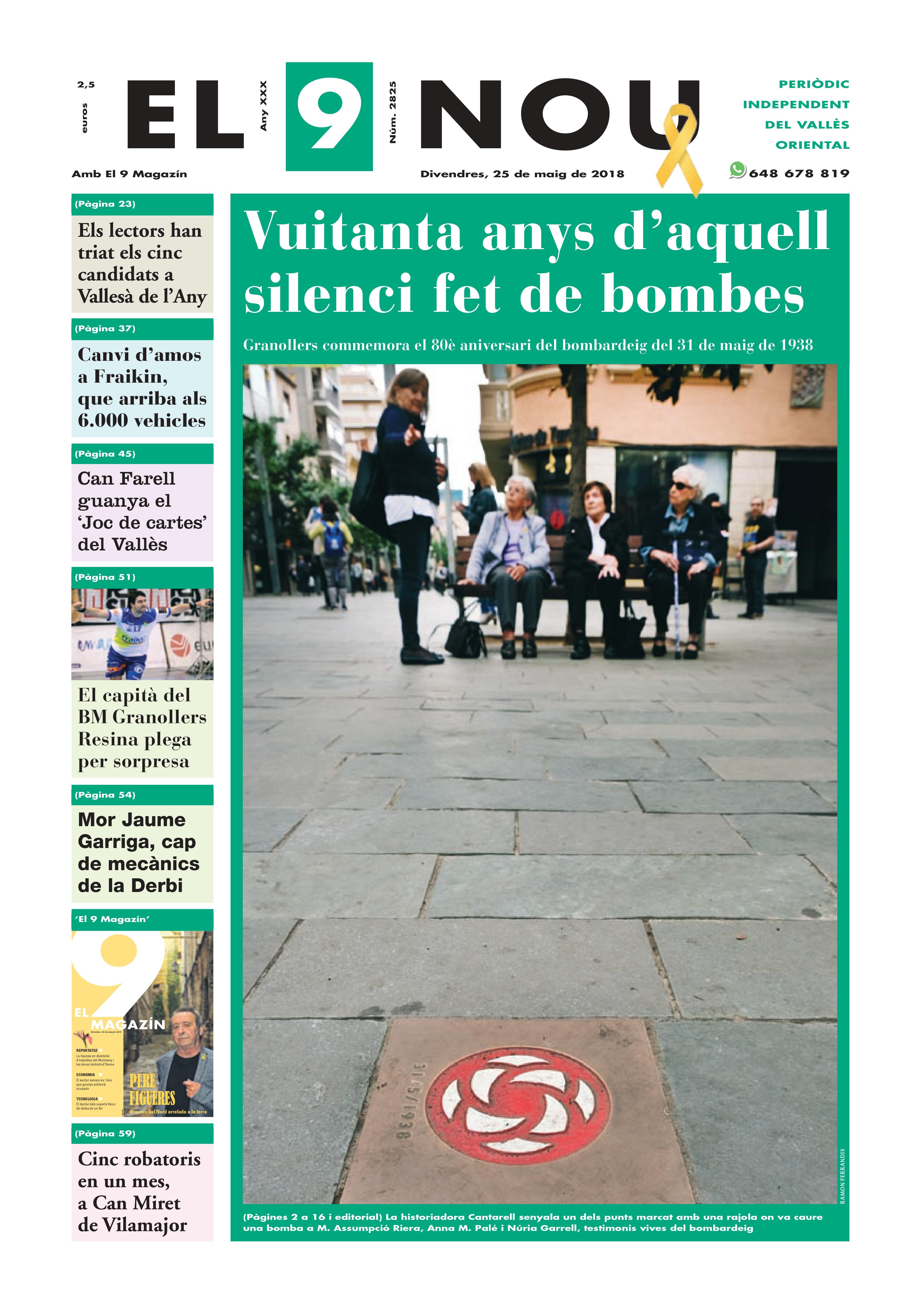 Primera plana EL 9 NOU 25_05_18 Vallès
