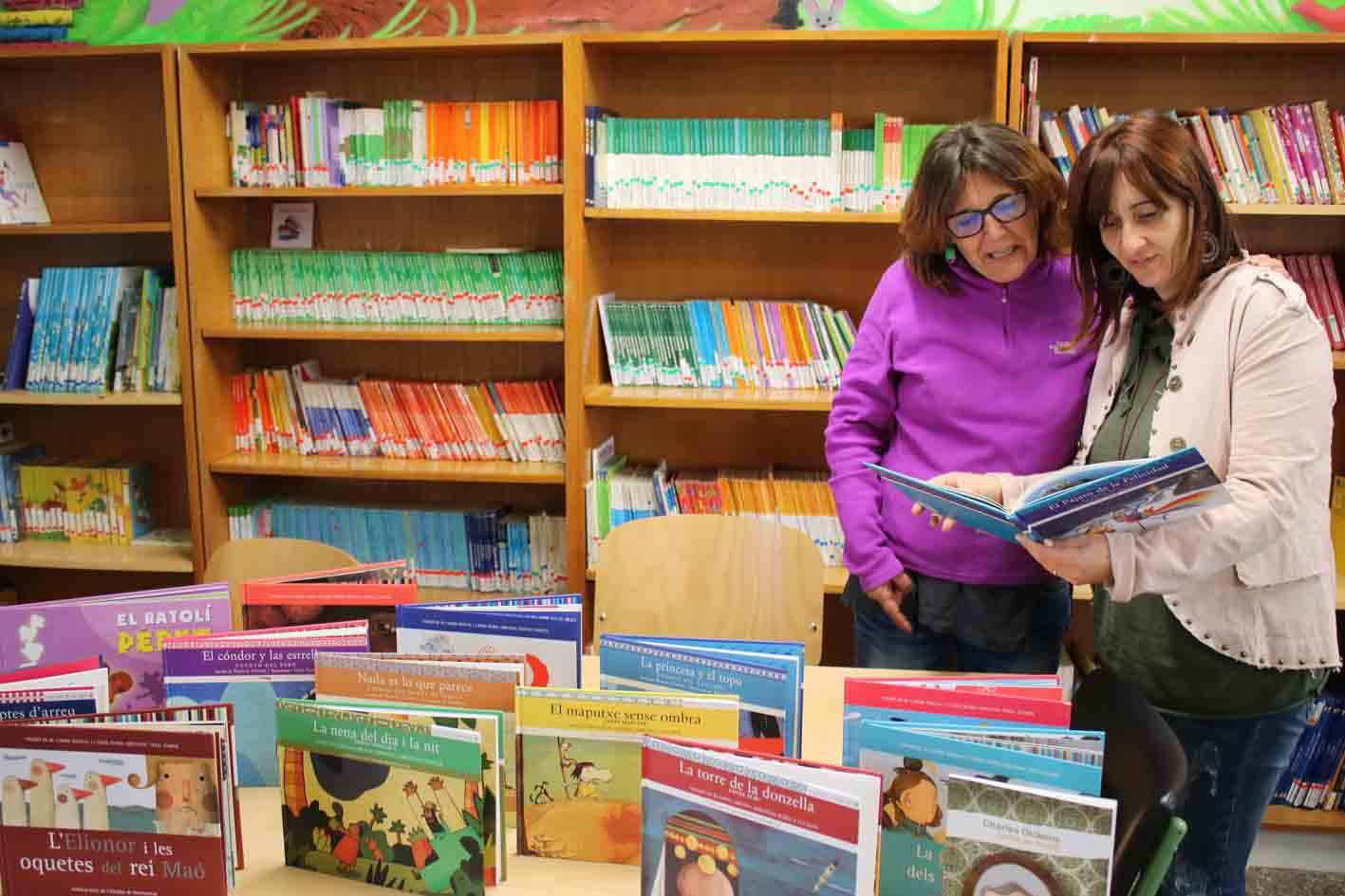 Els llibres s'han repartit per escoles i instituts del municipi