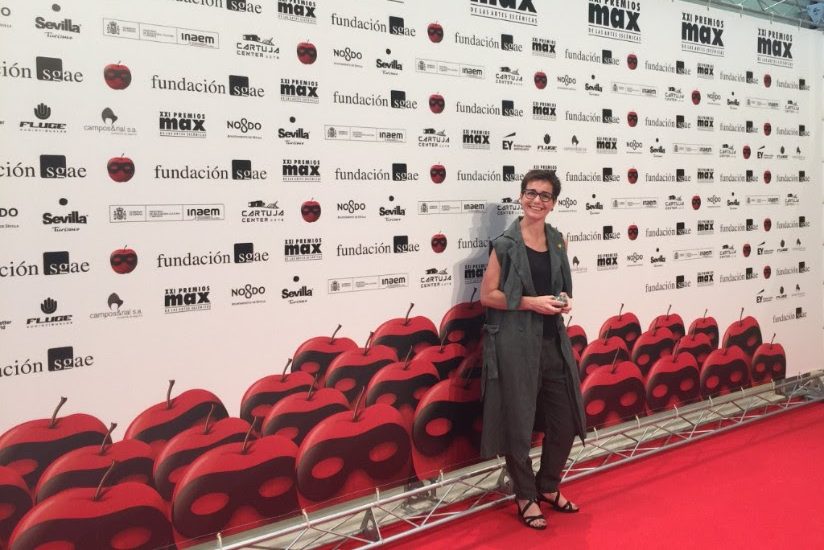 Anna Alcubierre, a la gala dels Premios Max a Sevilla
