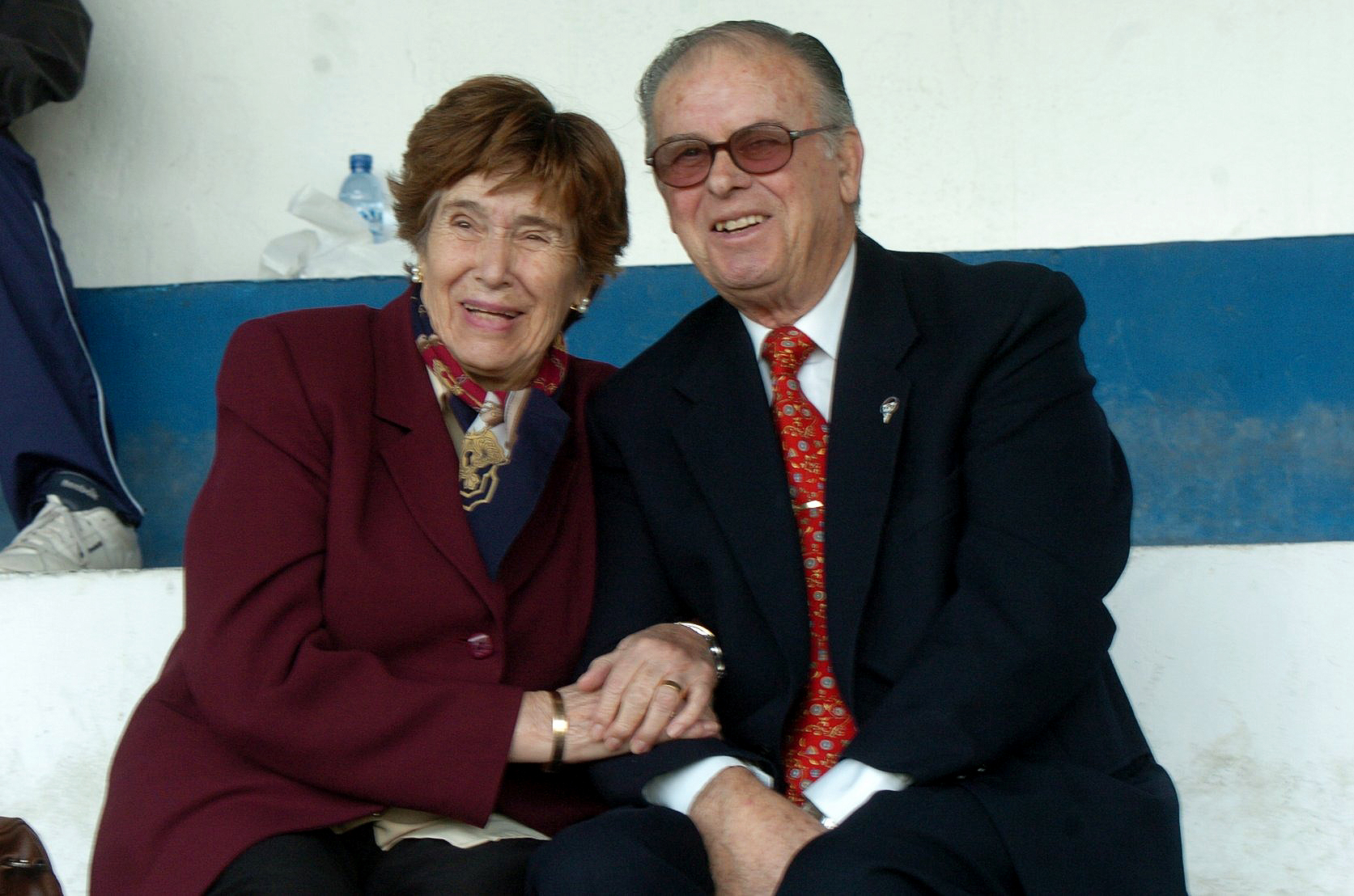 Antonio Alcalde i la seva dona, Eulàlia Sastre, en una imatge de l'any 2011