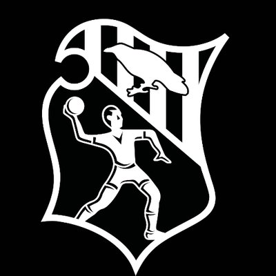L'escut del BM Granollers de negre pel dol per la mort dels jugadors