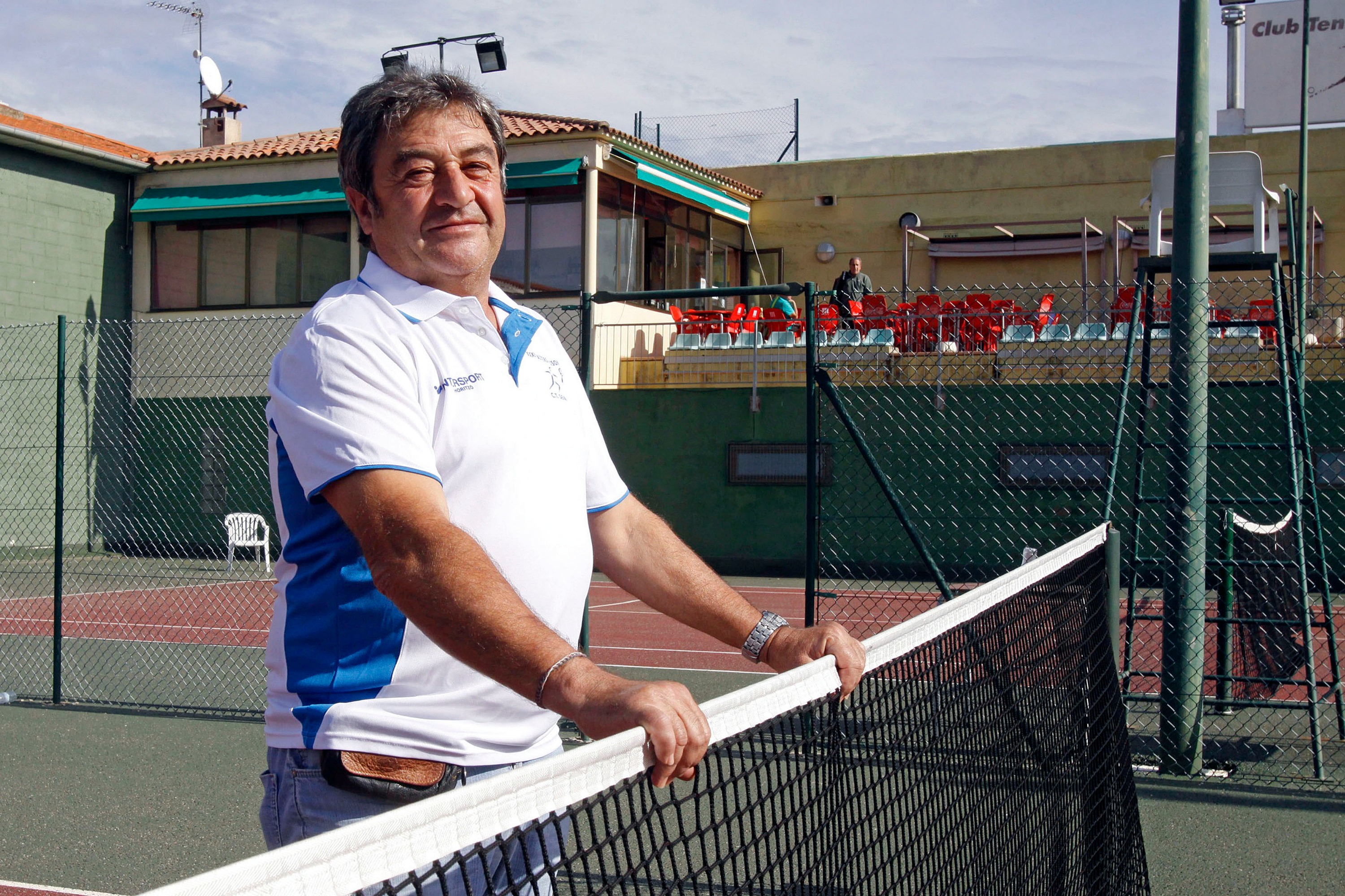 Josep Sors a les instal·lacions del Club Tennis Sea