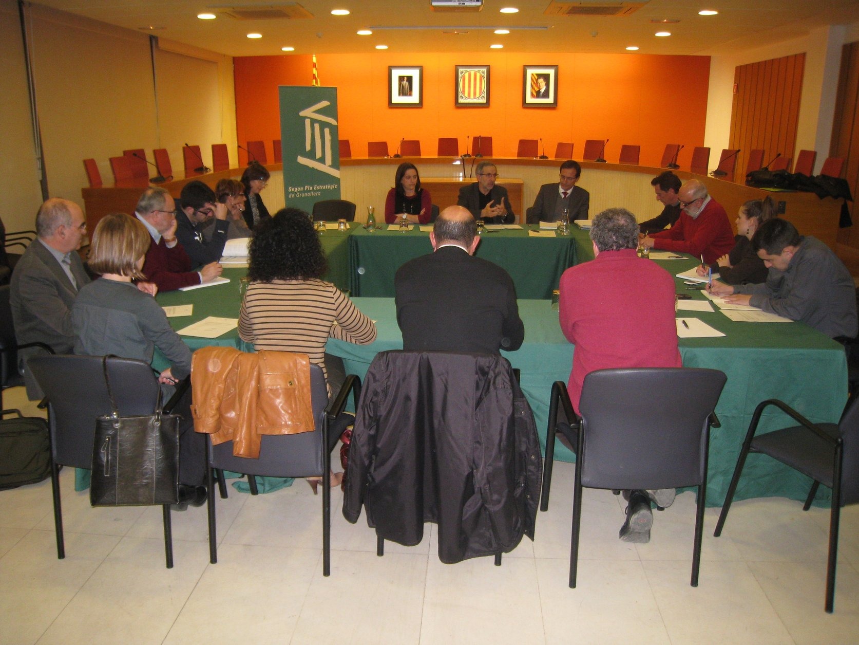 Una reunió del Consell Directiu del II Pla Estratègic, l'any 2012