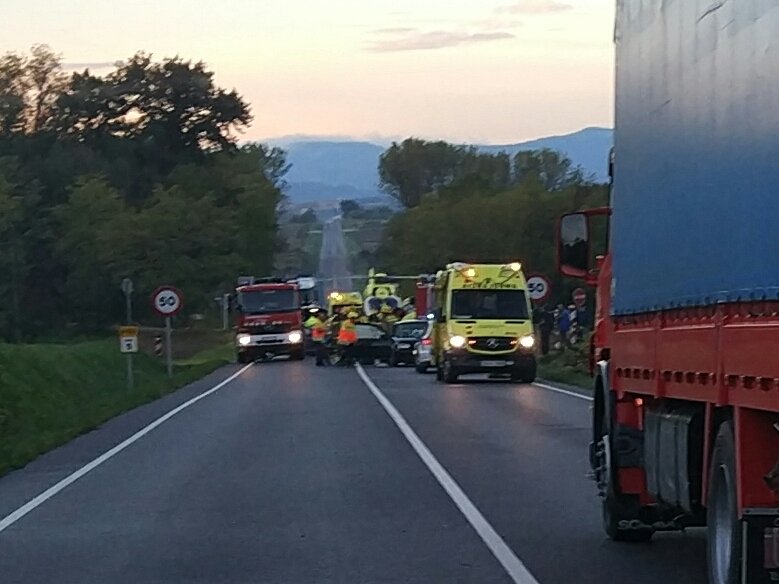 L'accident s'ha produït a la recta de Vic a Manlleu, en terme de Gurb