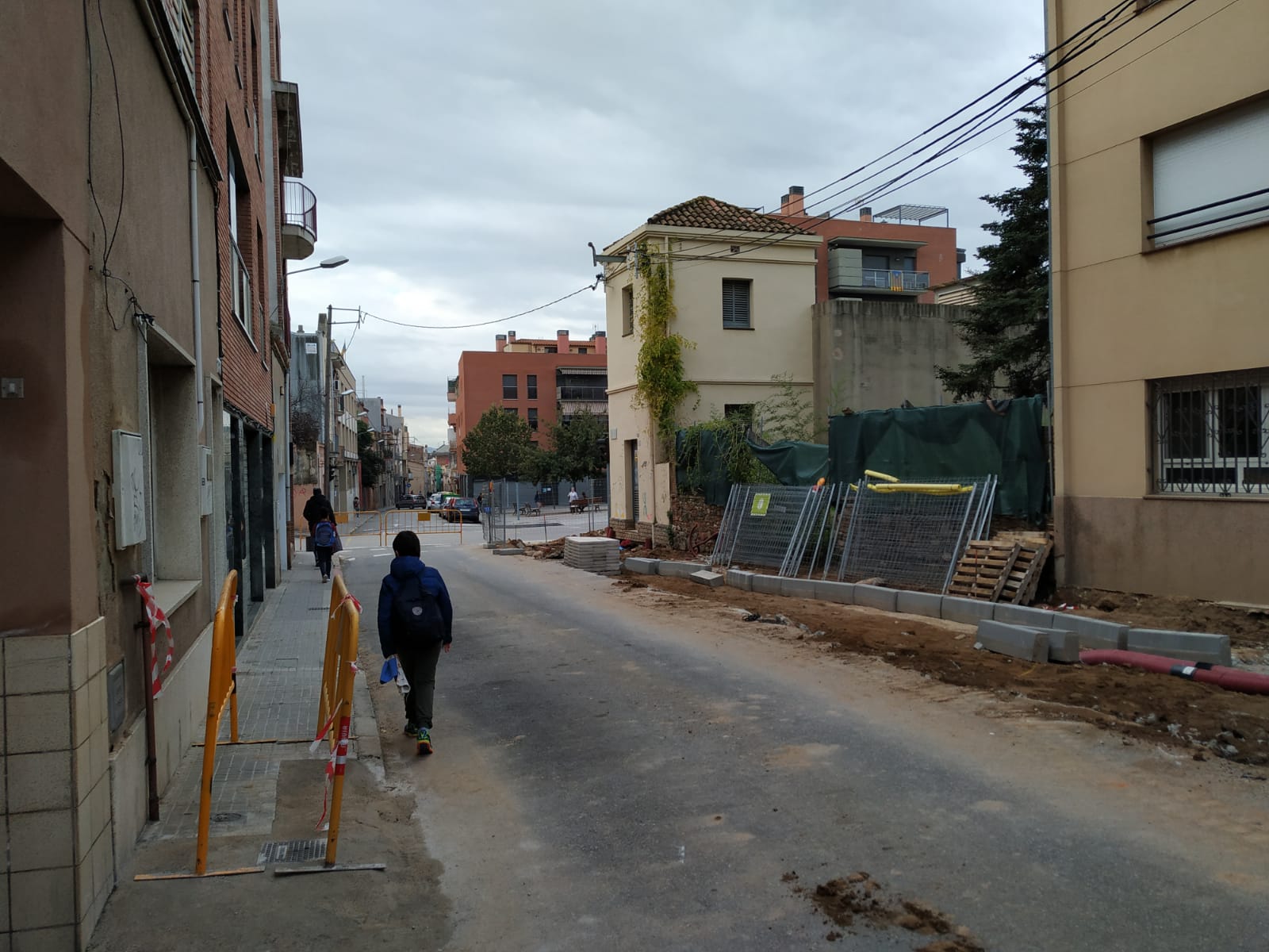 Les obres del carrer Corró van començar a l'octubre
