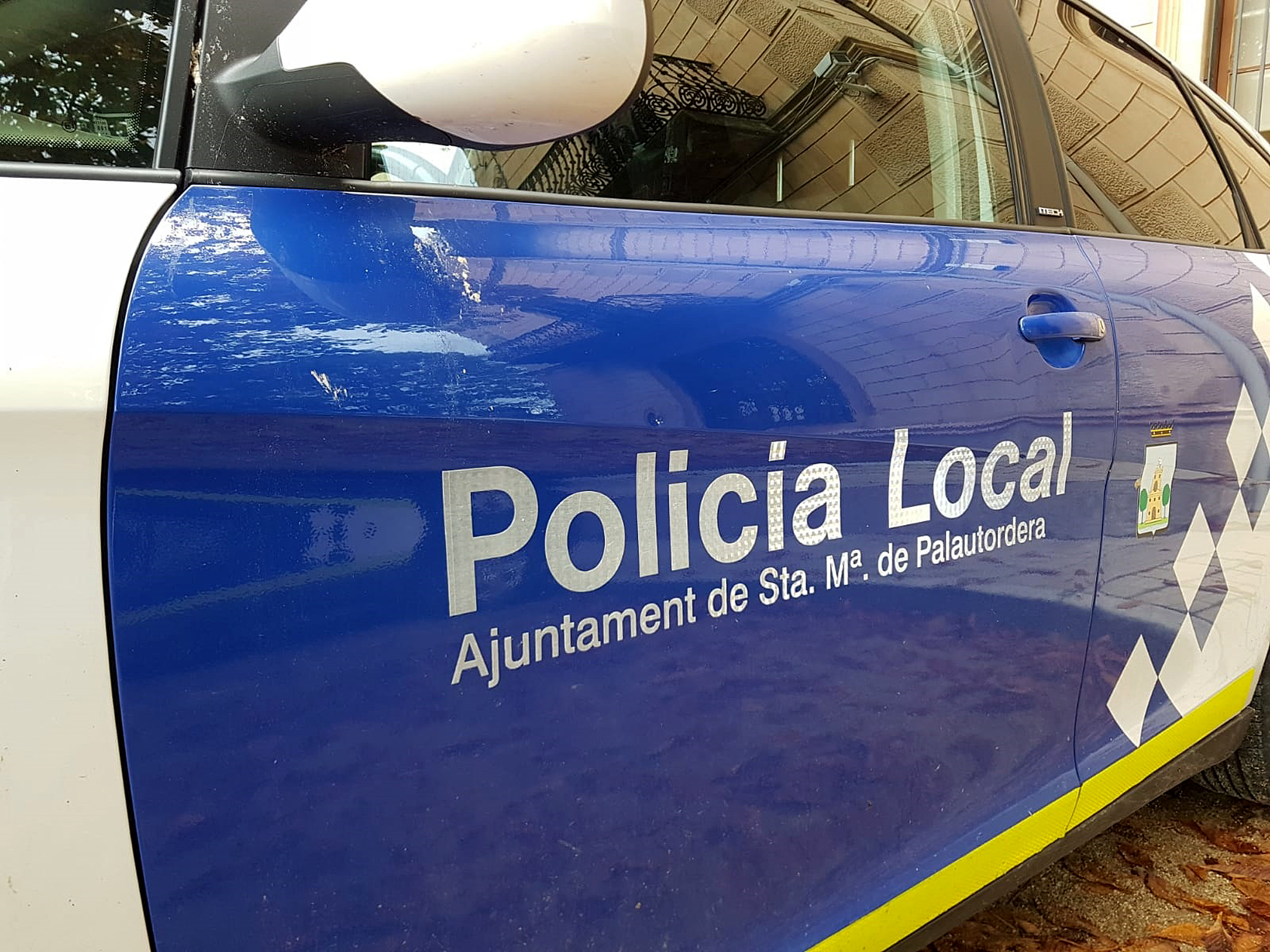 Un vehicle policial de Santa Maria de Palautordera
