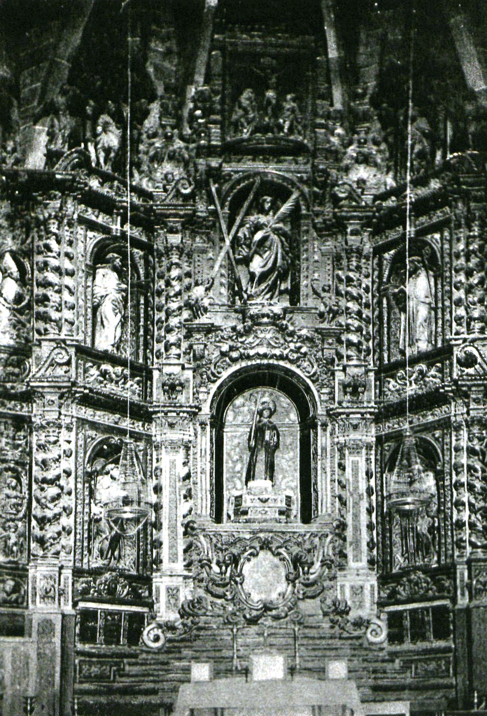 El retaule barroc, comprat a la Mercè de Barcelona, va estar a l’església de Granollers des de 1775 fins a 1890