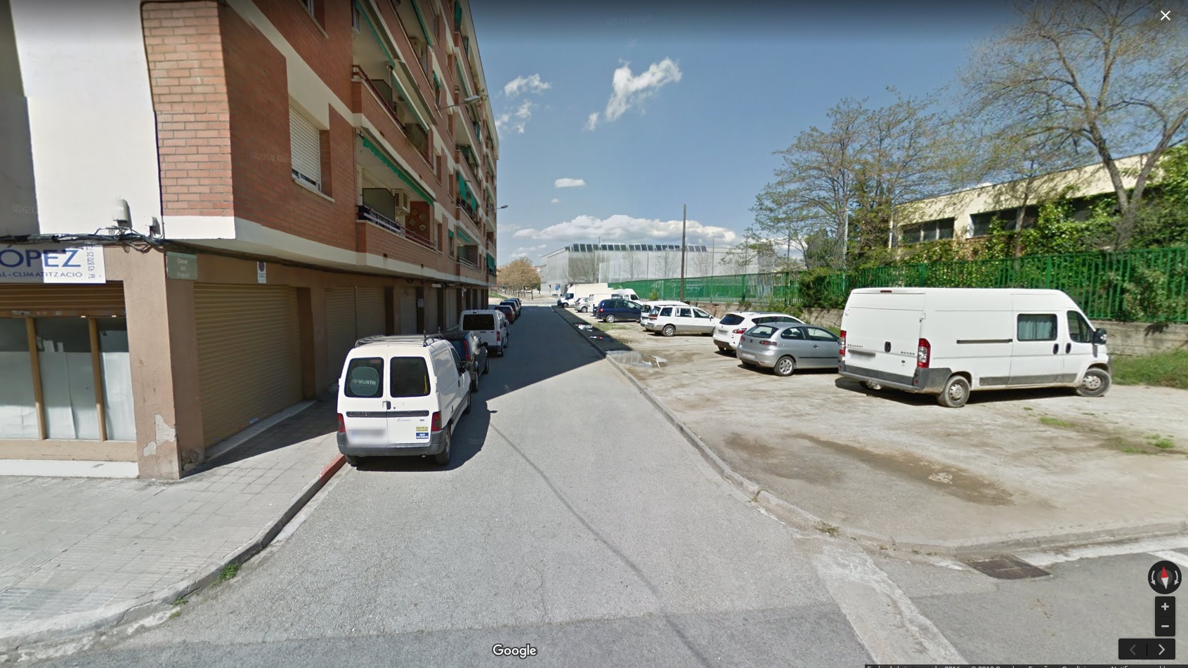 L'espai on s'asfaltarà l'aparcament al carrer Capcir