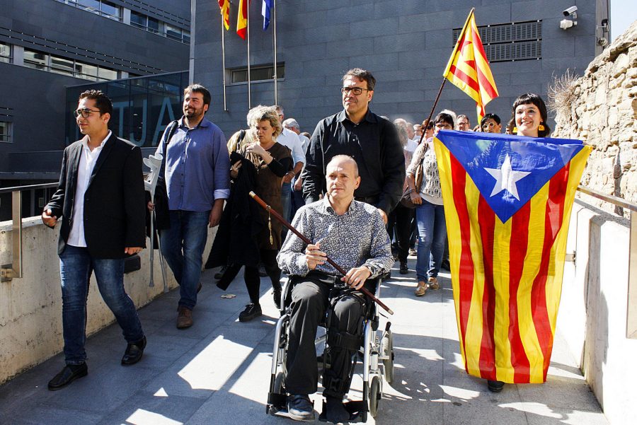 Jordi Fàbrega va anar a declarar a Manresa l'octubre de 2017