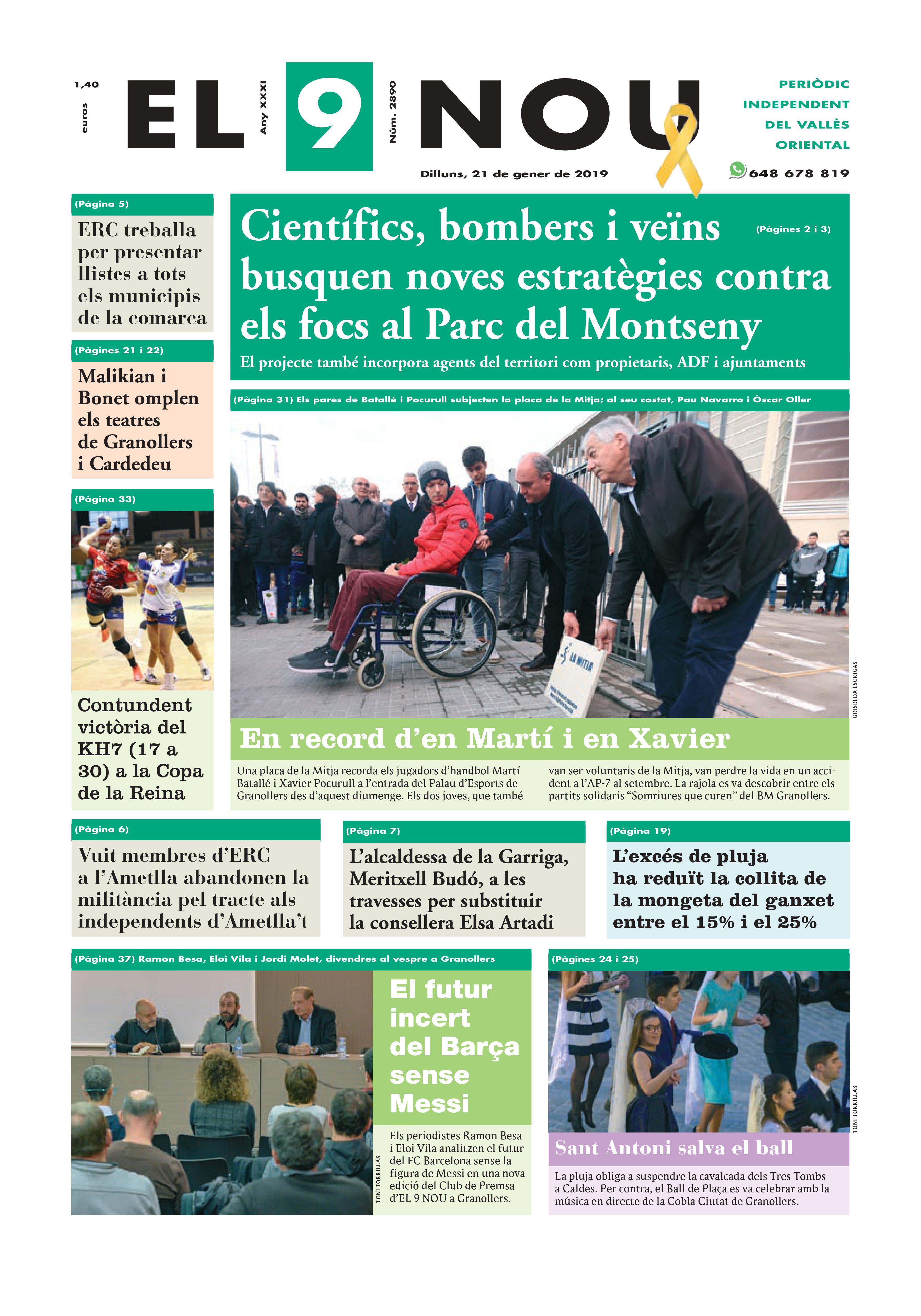 Primera plana EL 9 NOU 21_01_19 Vallès