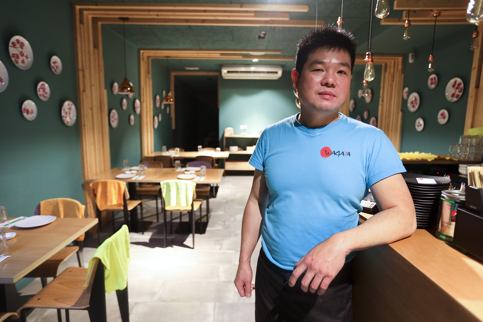 Li Hai, al seu restaurant Wagaya de Granollers