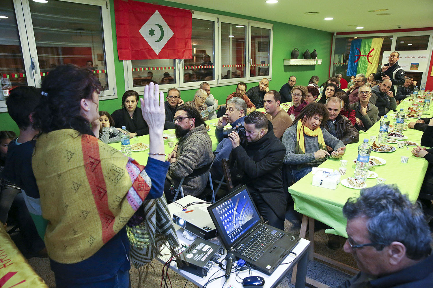 Celebració al Mercat de Manlleu