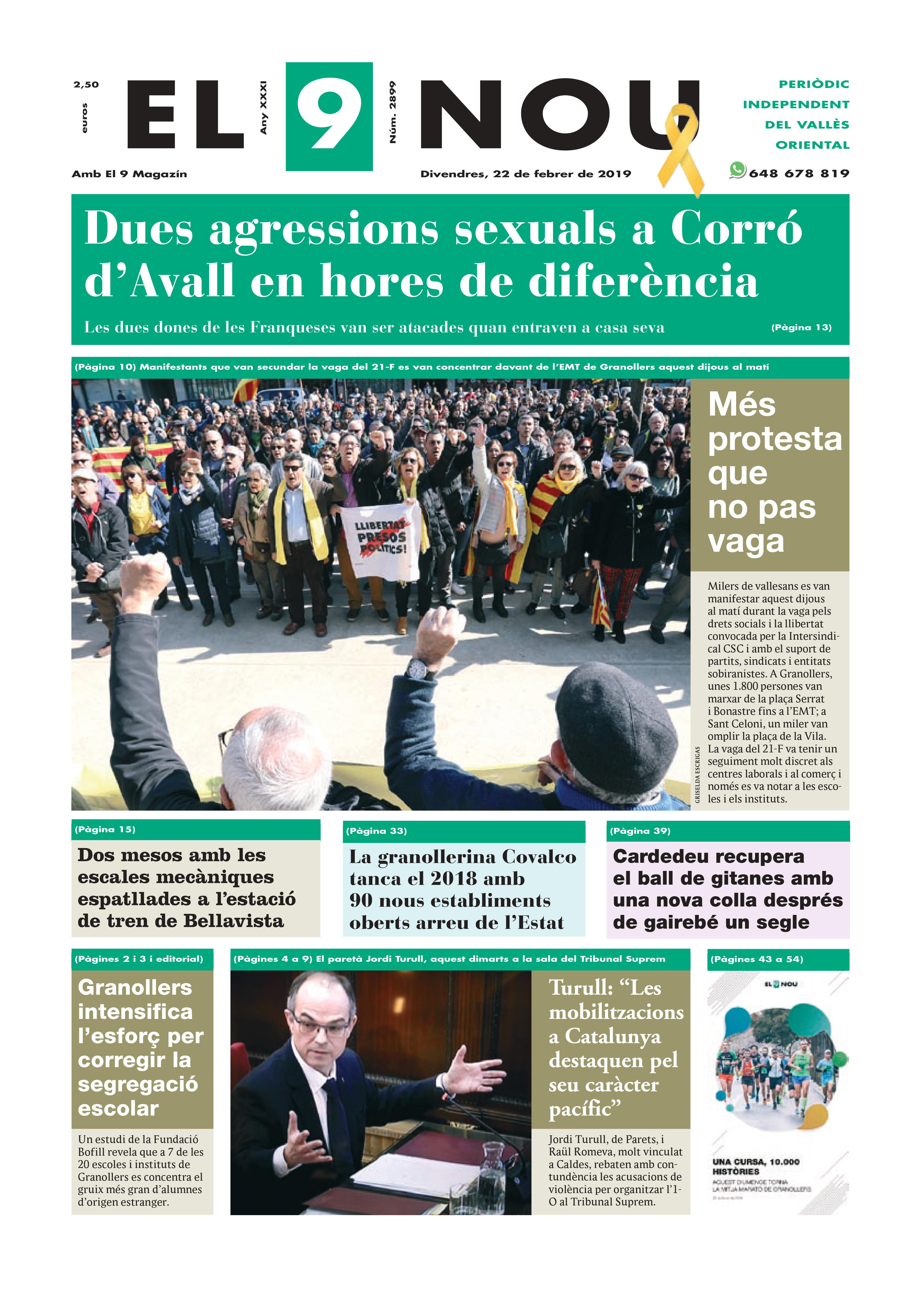Primera plana EL 9 NOU 22_02_19 Vallès