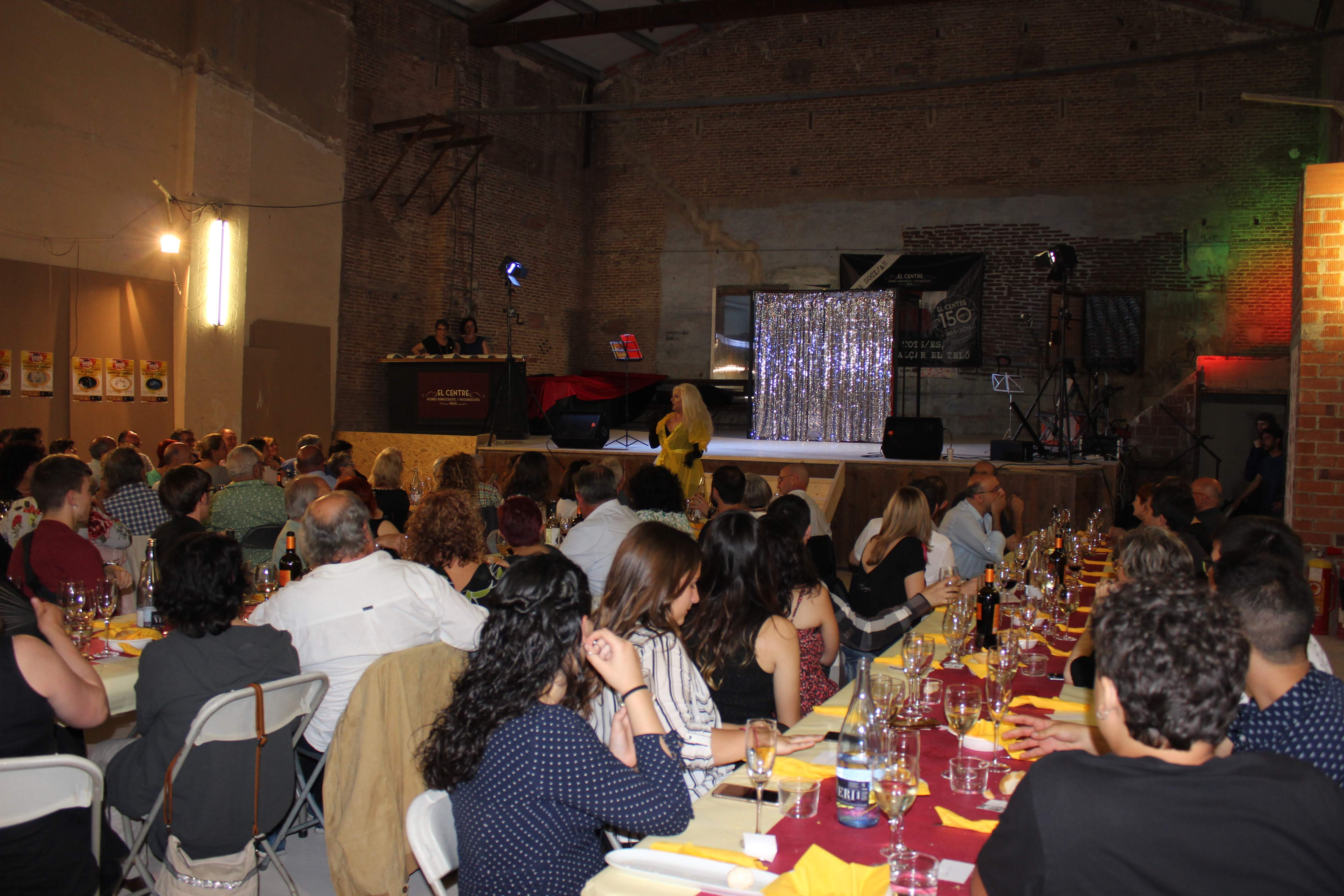 El sopar del concurs Taca'm de l'any passat, a El Centre