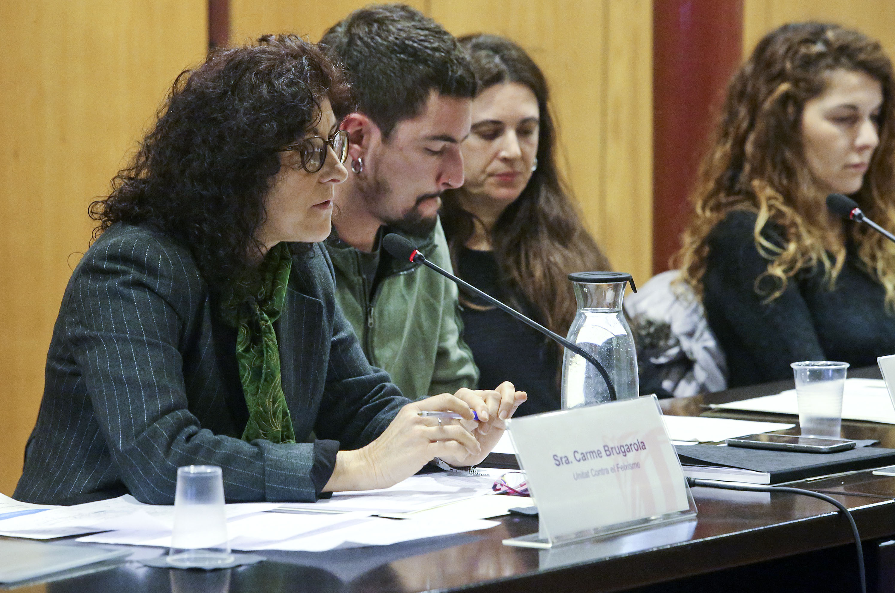 Un moment de la comissió d'investigació dels atemptats del 17-A que es va fer a Ripoll