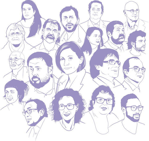 Els presos i exiliats polítics catalans