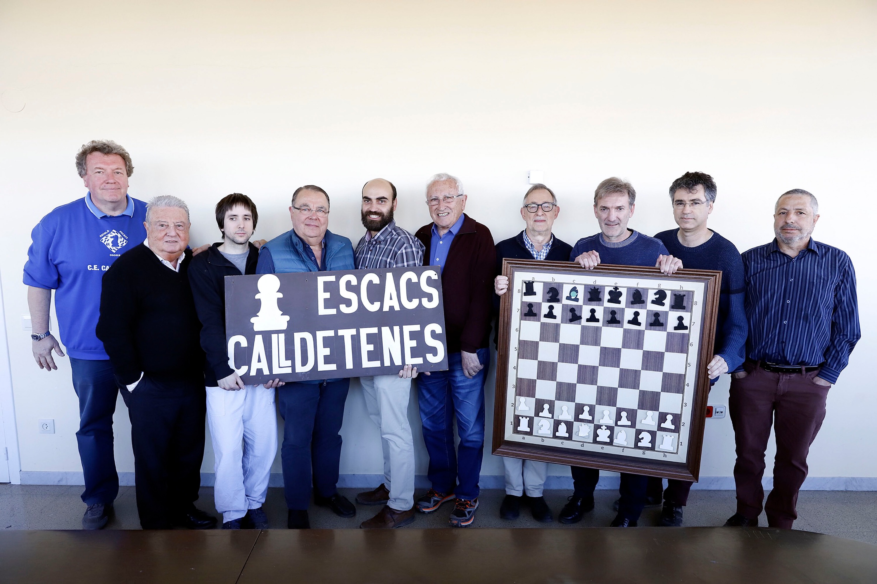 Integrants del Club Escacs Calldetenes