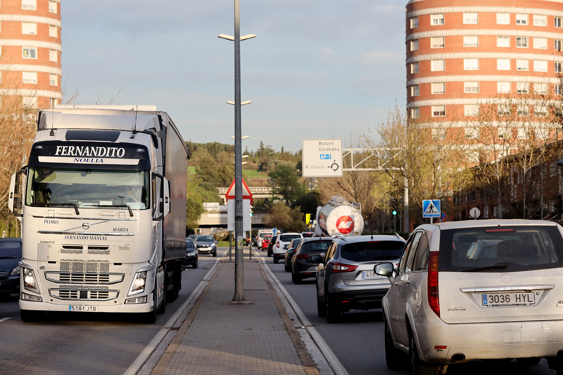 La ronda Sud suporta un trànsit de 24.600 vehicles diaris al seu pas per Granollers