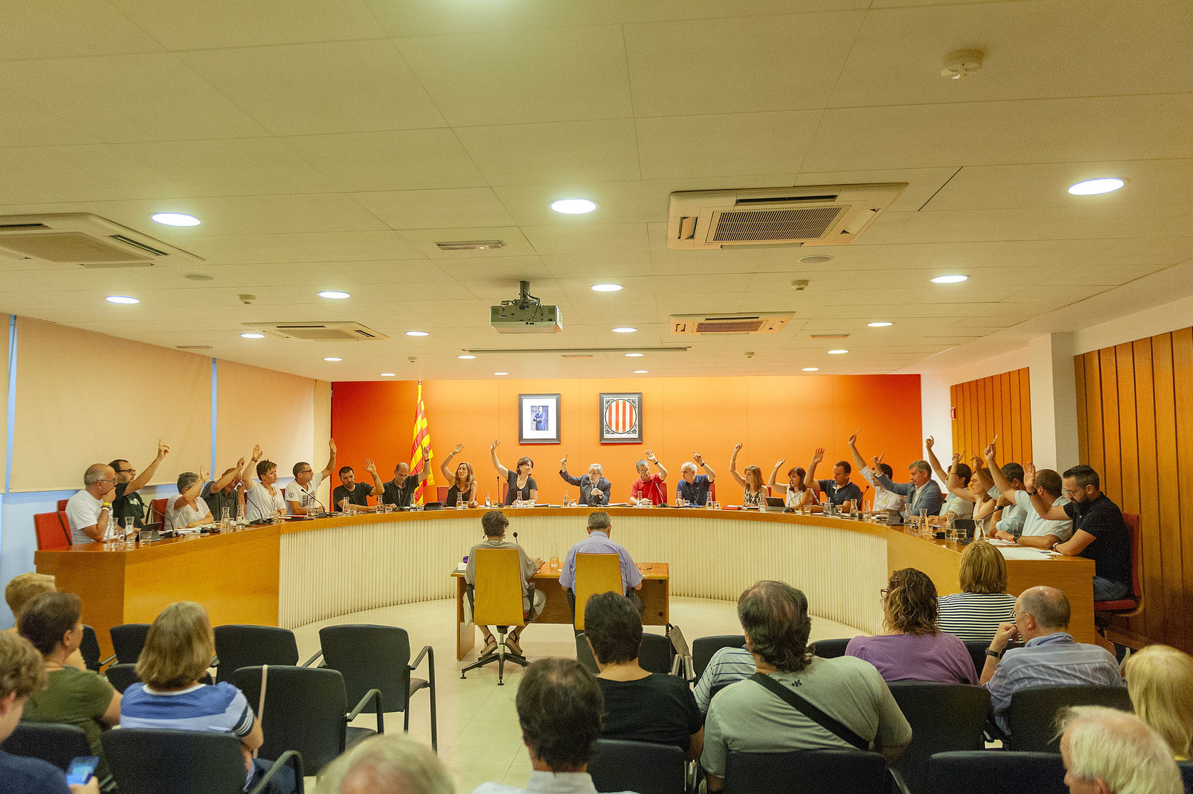 Sessió del Ple Municipal de Granollers corresponent al juliol de 2018