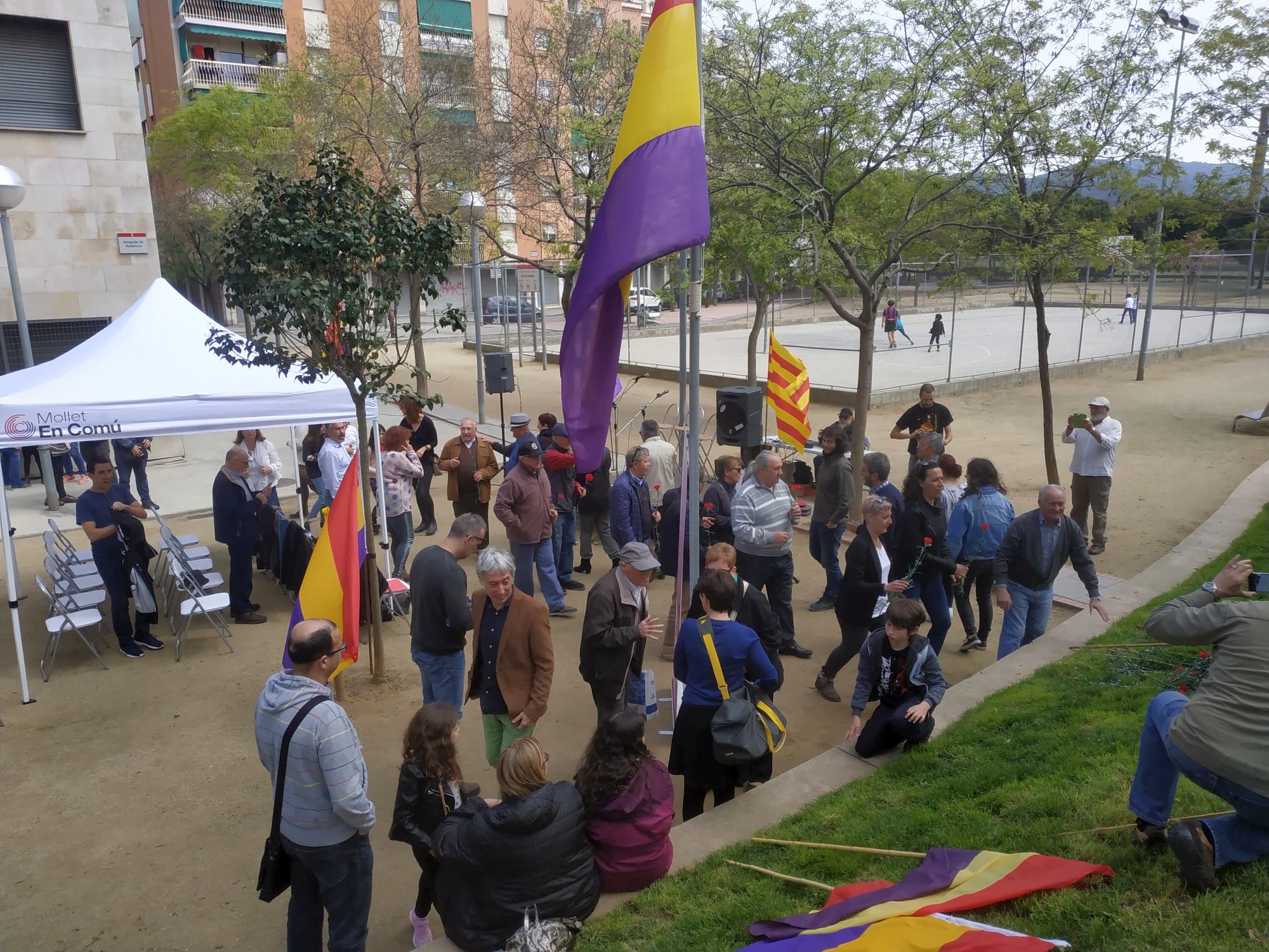 L'acte de diumenge va acabar a la plaça de la República