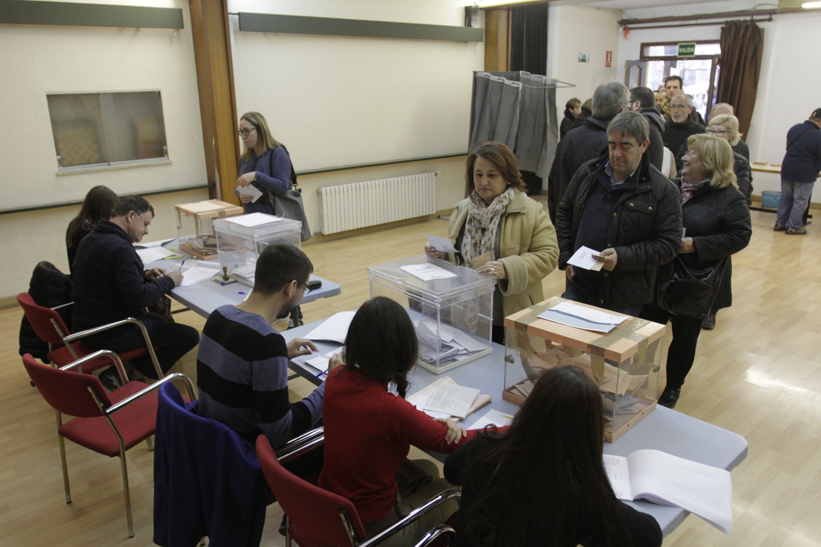 Votacions al Casino de Granollers en les eleccions generals del desembre de 2015
