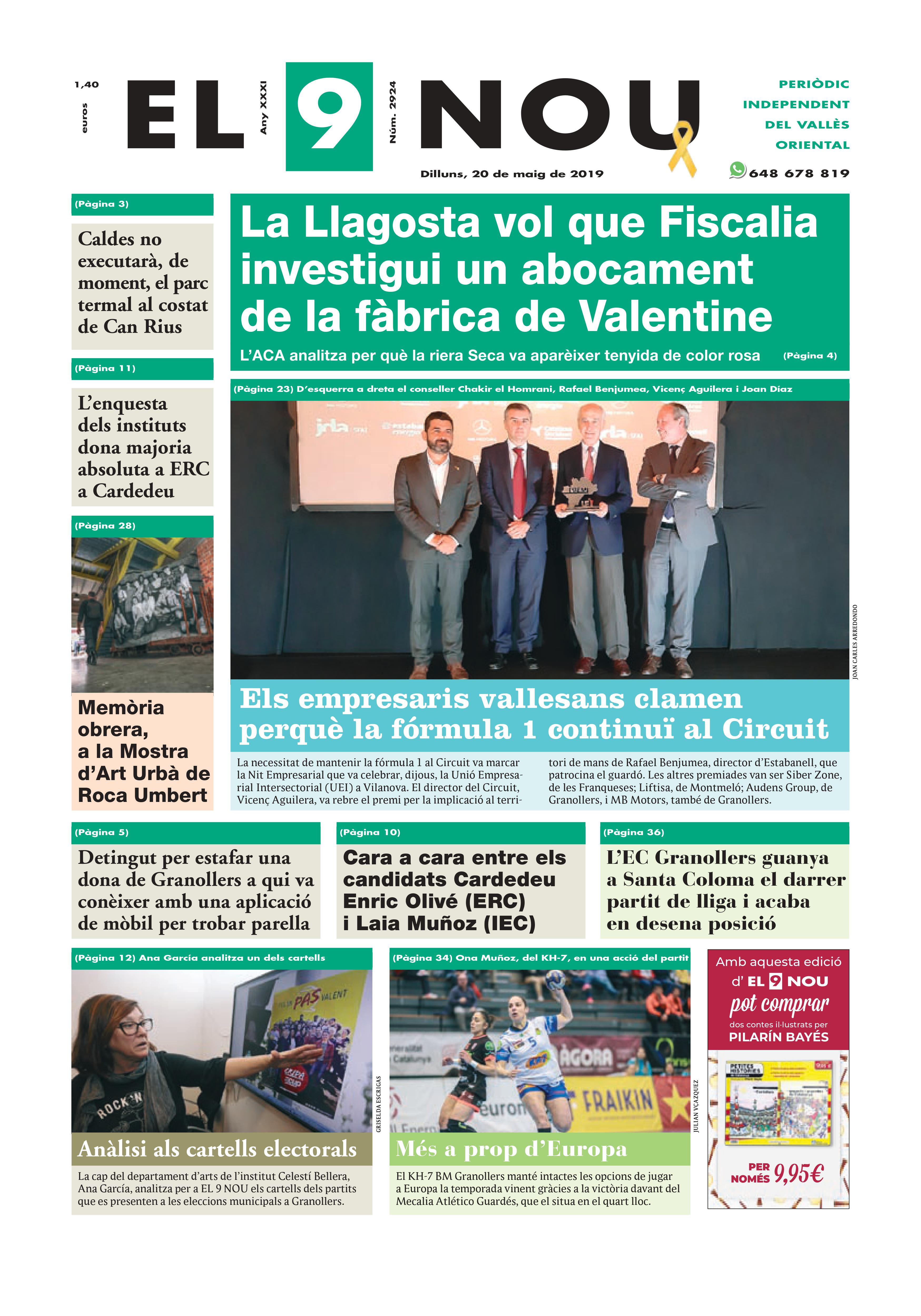 Primera plana EL 9 NOU 20_05_19