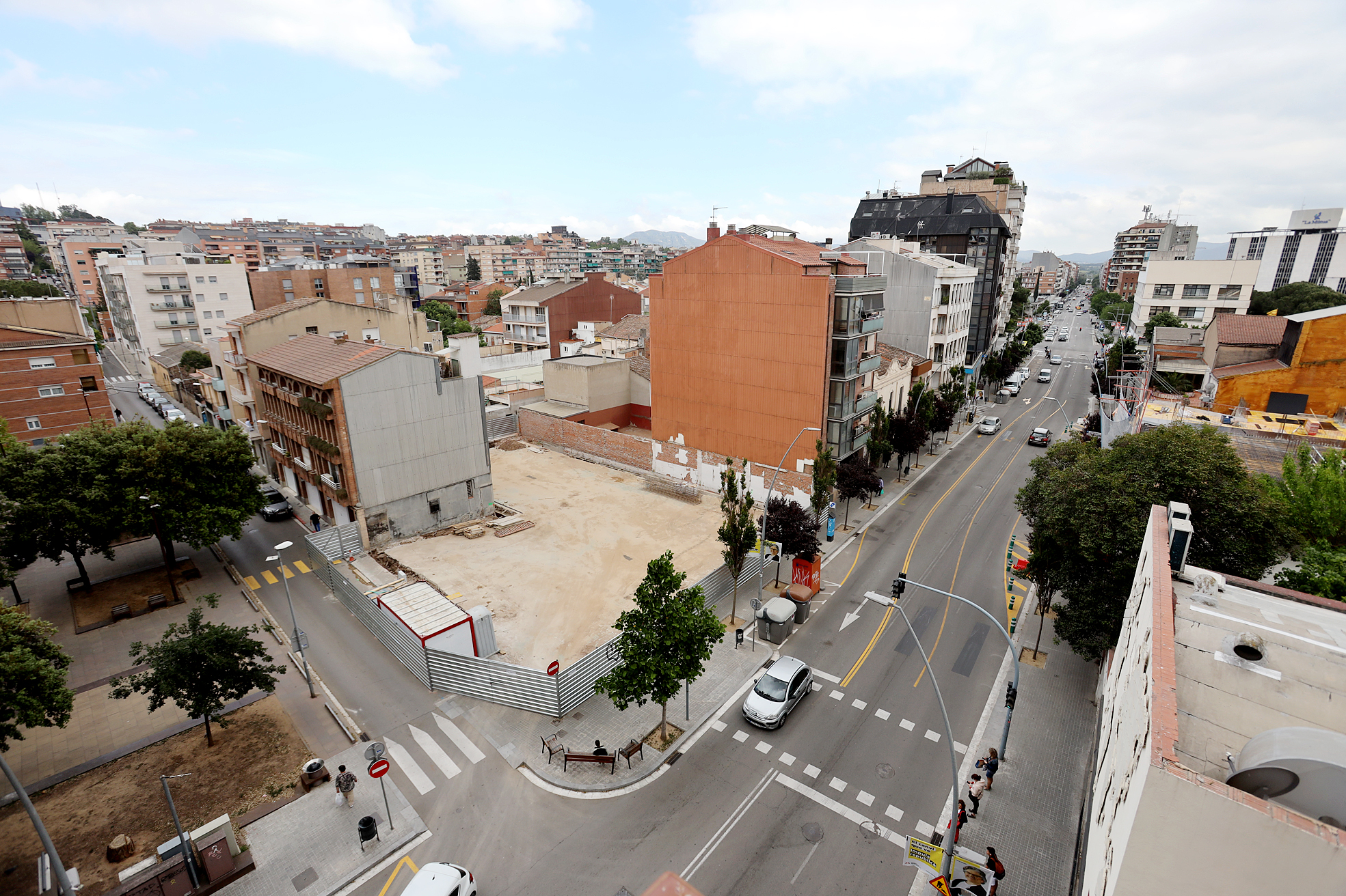 Una promoció de nous habitatges al carrer Girona