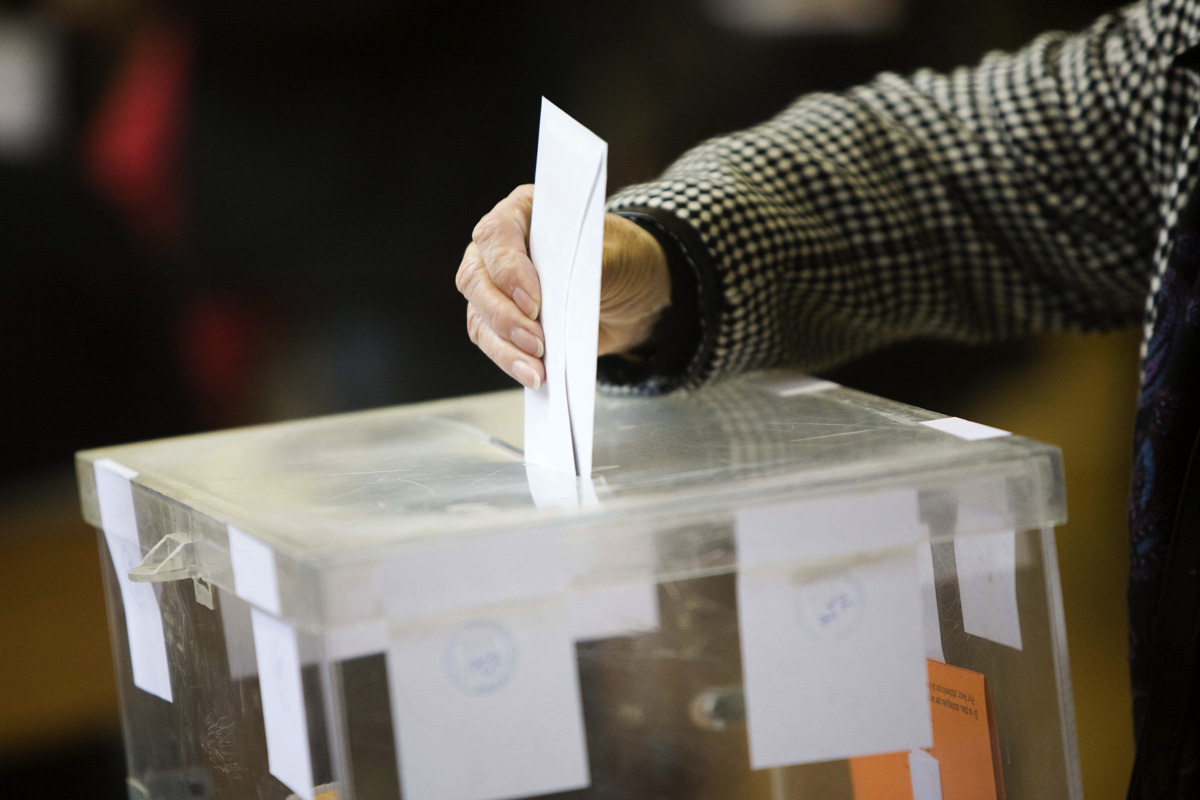 Imatge d'arxiu d'una urna de les eleccions