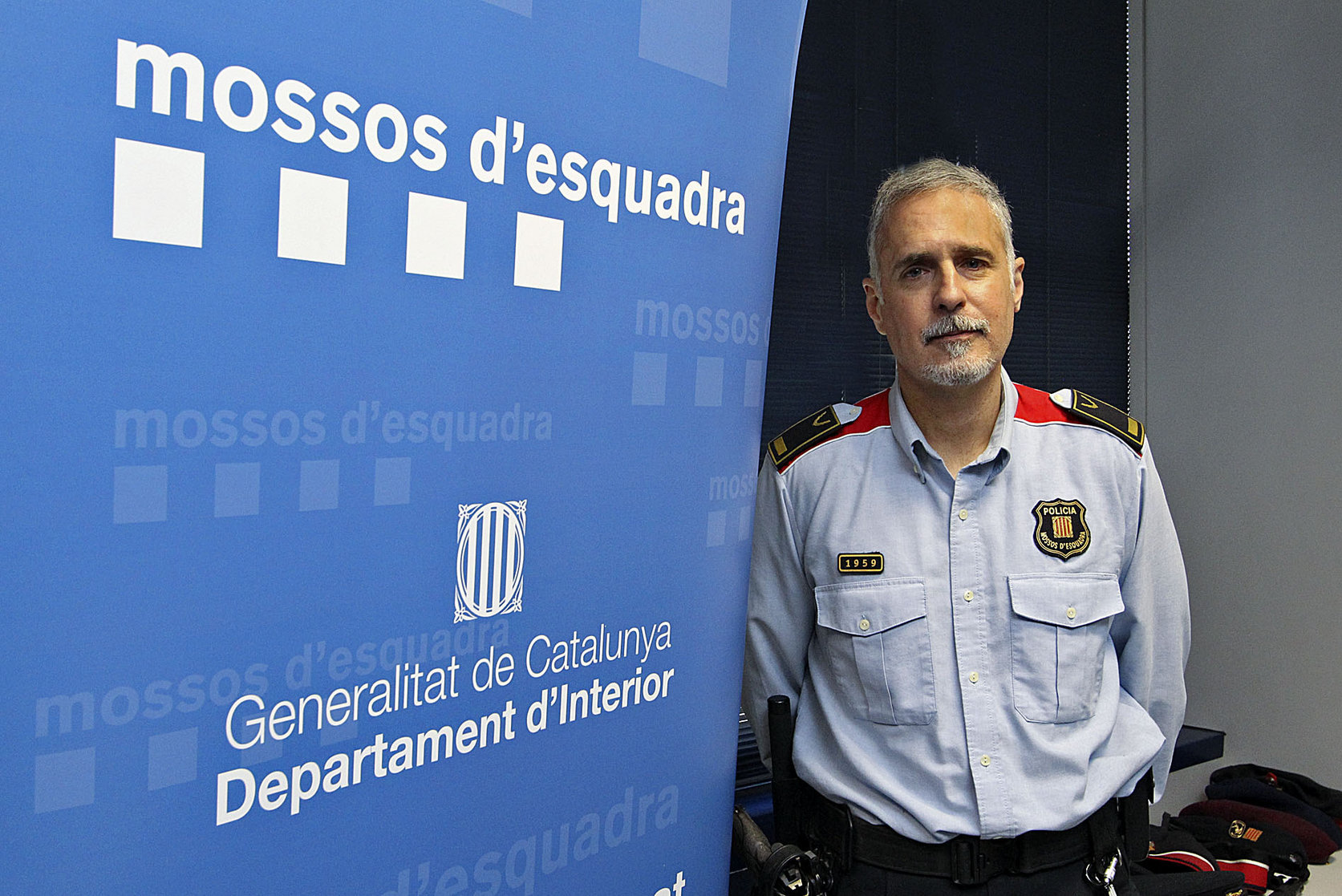 Marc Caparrós, en una foto d’arxiu, a la comissaria dels Mossos d’Esquadra de Vic
