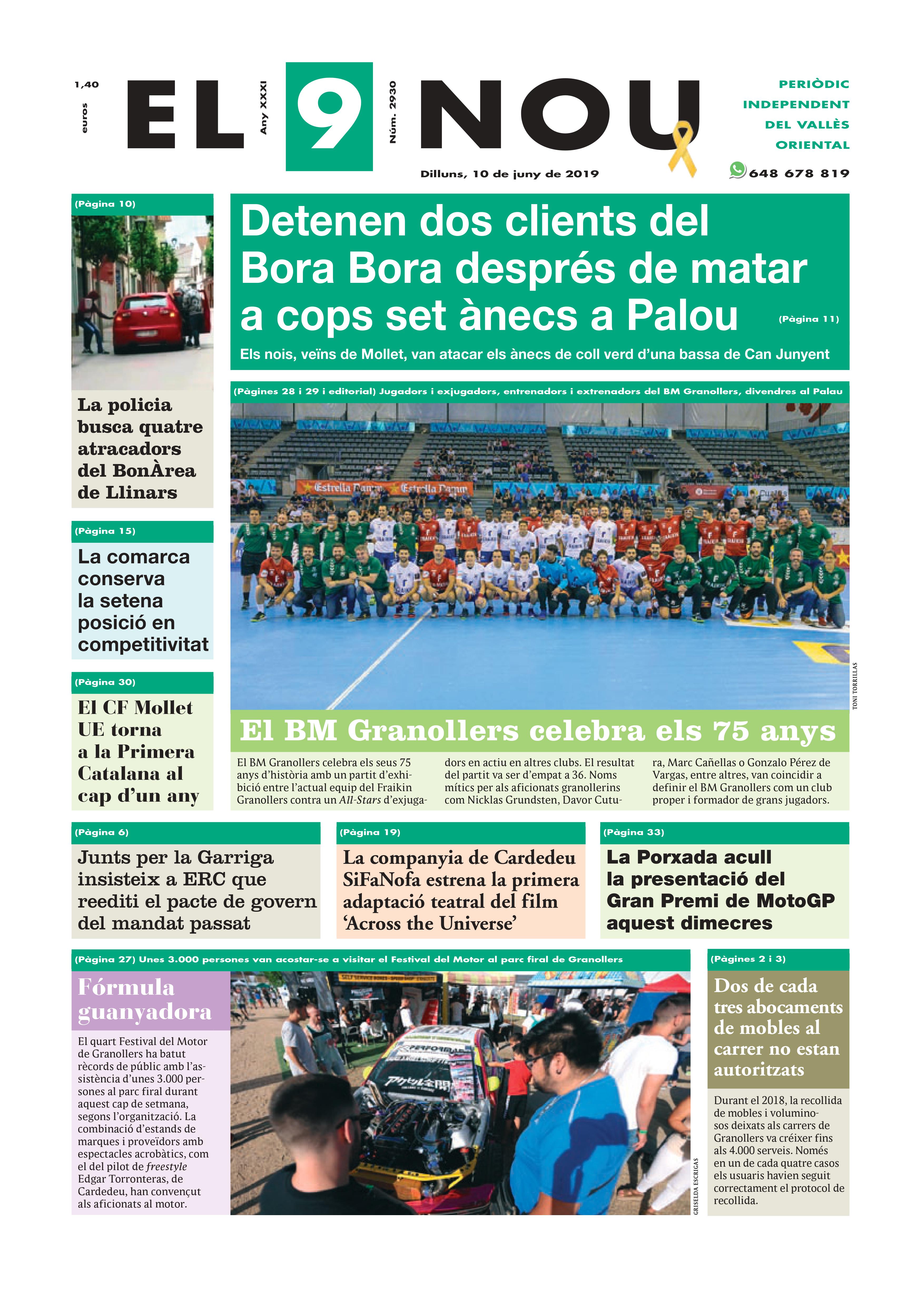 Primera plana EL 9 NOU 10_06_19 Vallès
