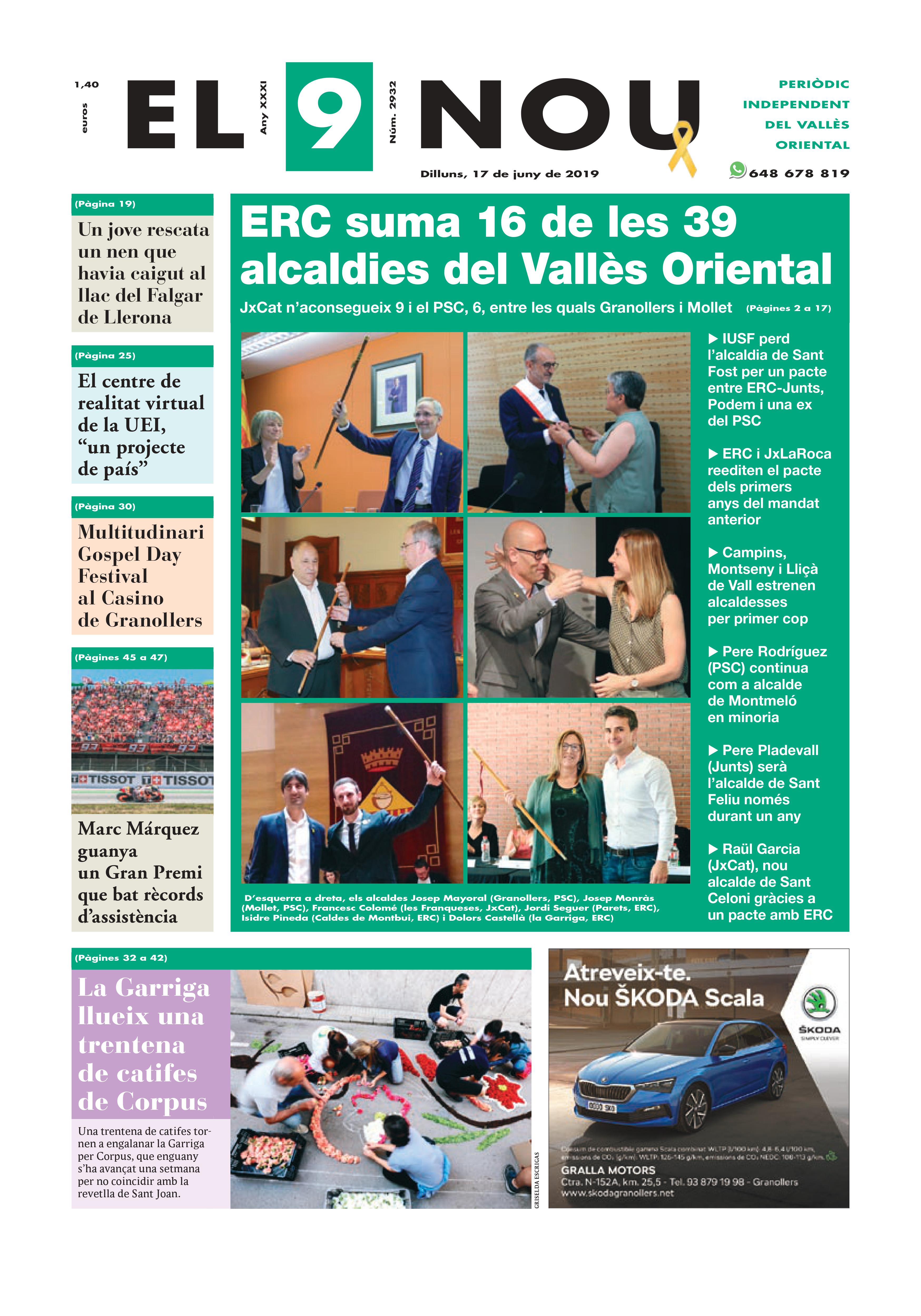 Primera plana EL 9 NOU 17_06_19 Vallès