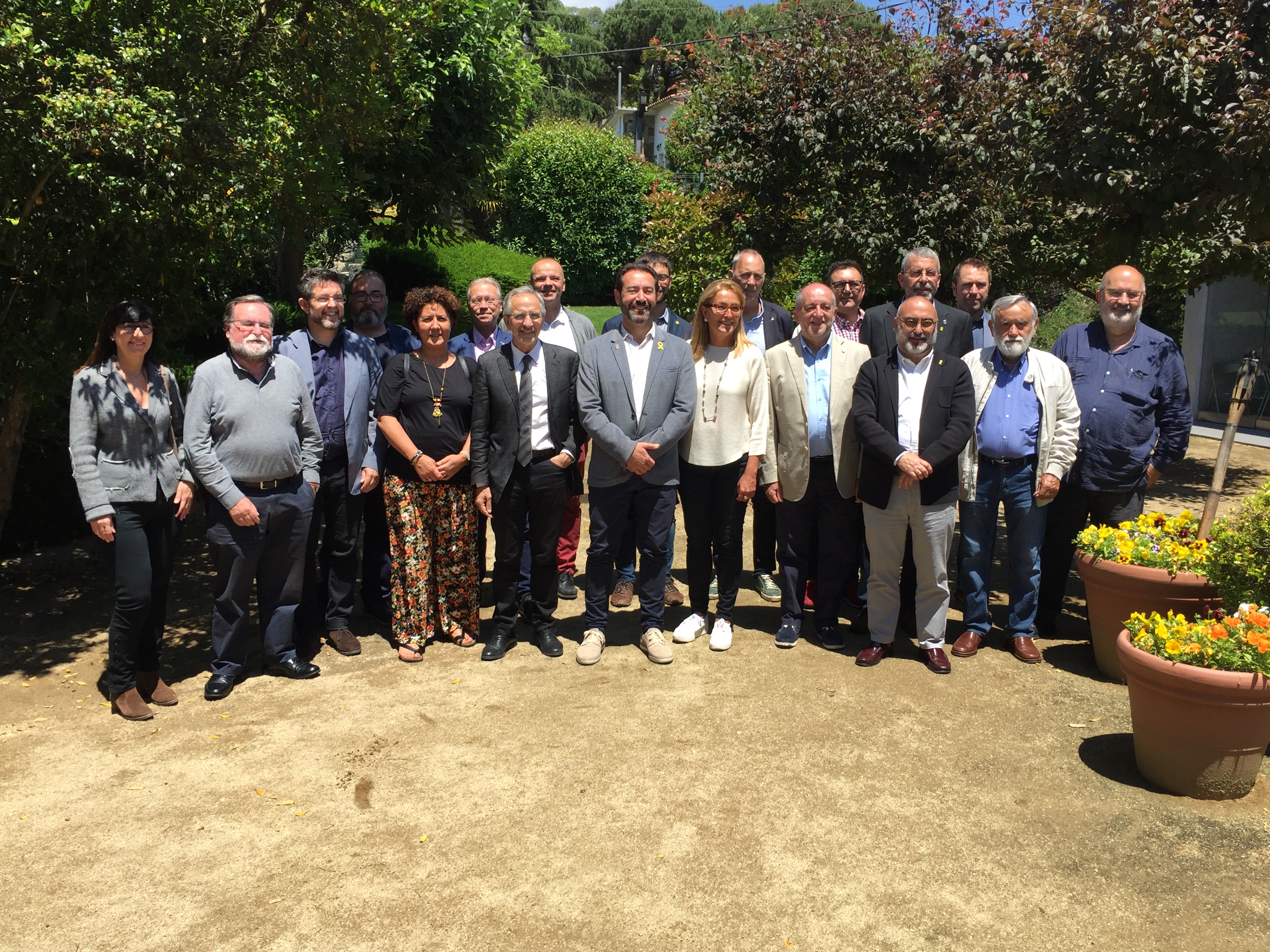 Bona part dels participants al consell d'aquest dimecres a Vallromanes