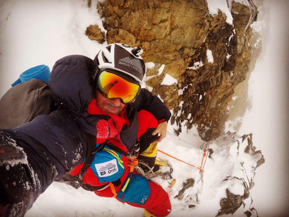 L'alpinista Sergi Mingote en una de les seves ascensions