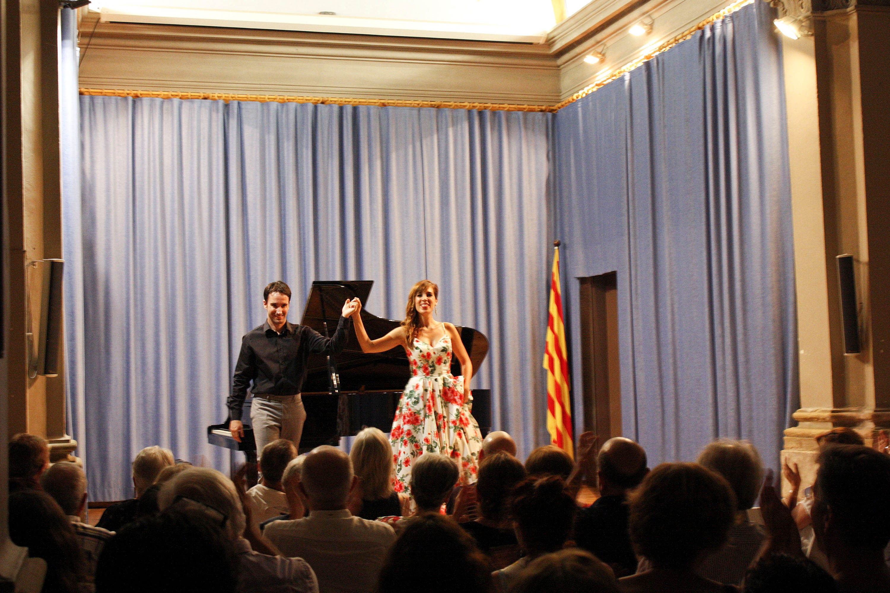 La soprano Laura del Río i el pianista Josep Buforn