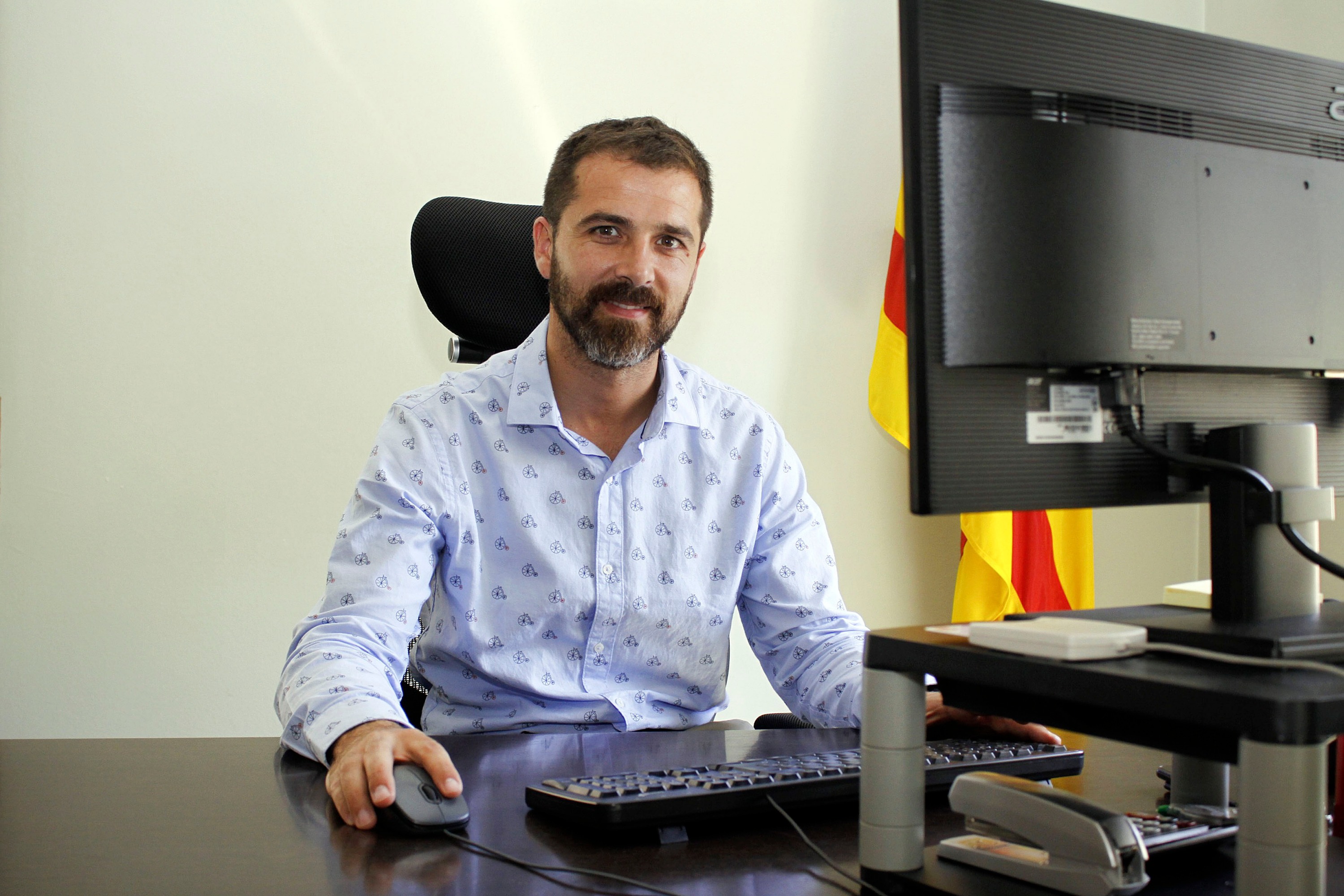 Joaquim Colomer al despatx de president: “El Consell ha de tenir la mà estesa als 19 municipis de la comarca”