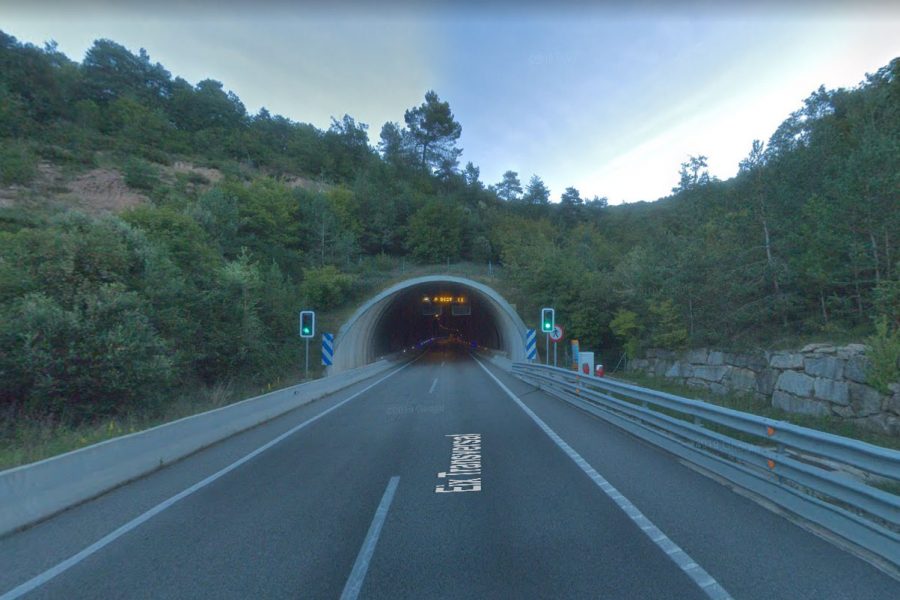 Entrada del túnel de Fontfreda