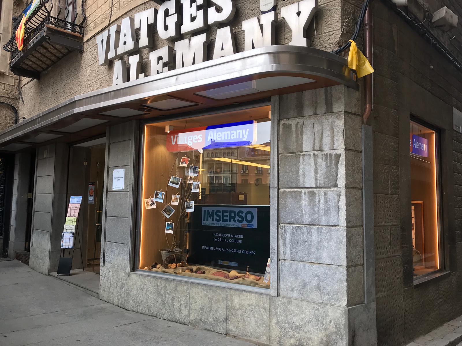 Imatge de la façana de Viatges Alemany