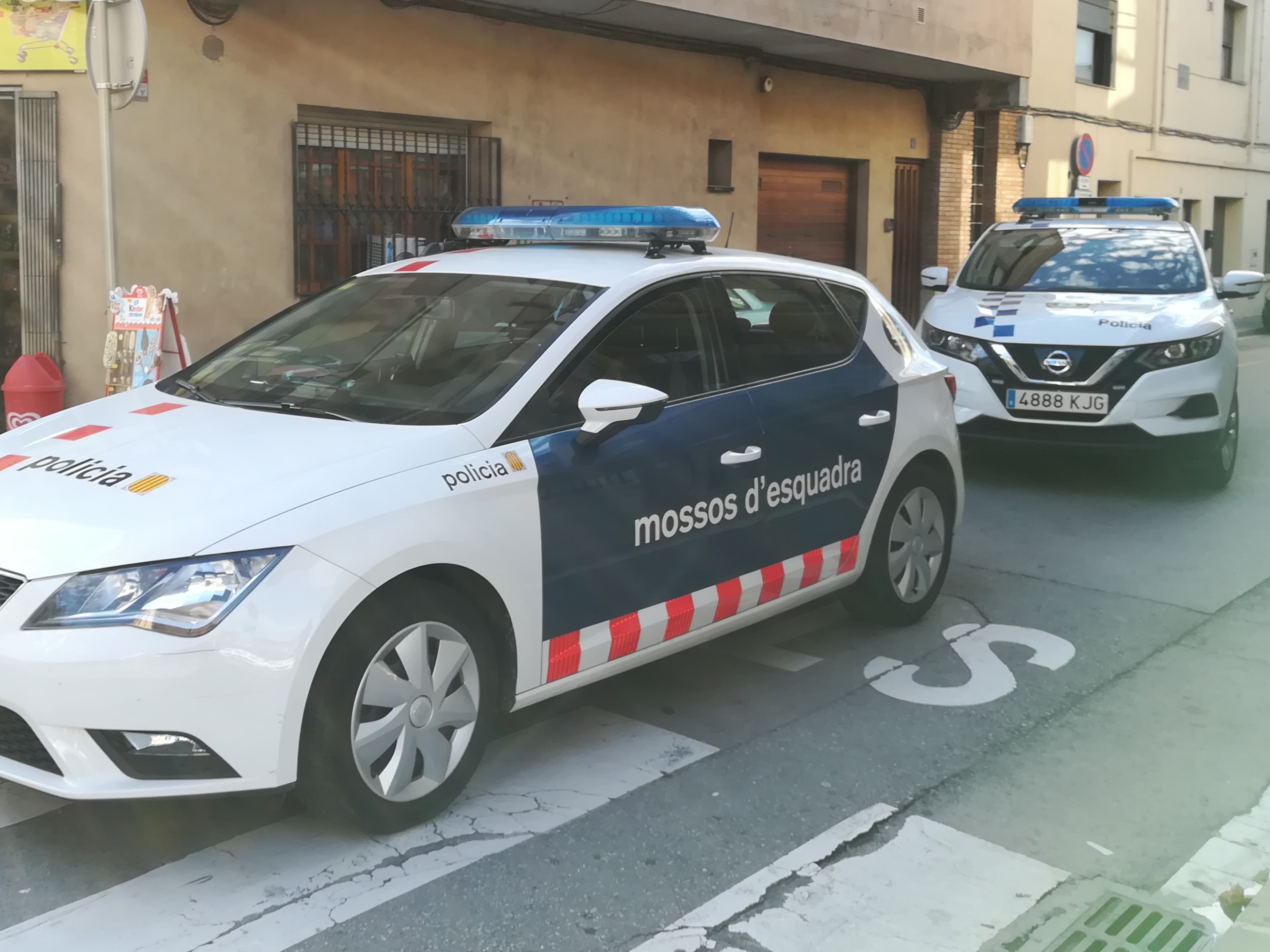 Mossos i Policia Local s'han coordinat per fer l'operatiu