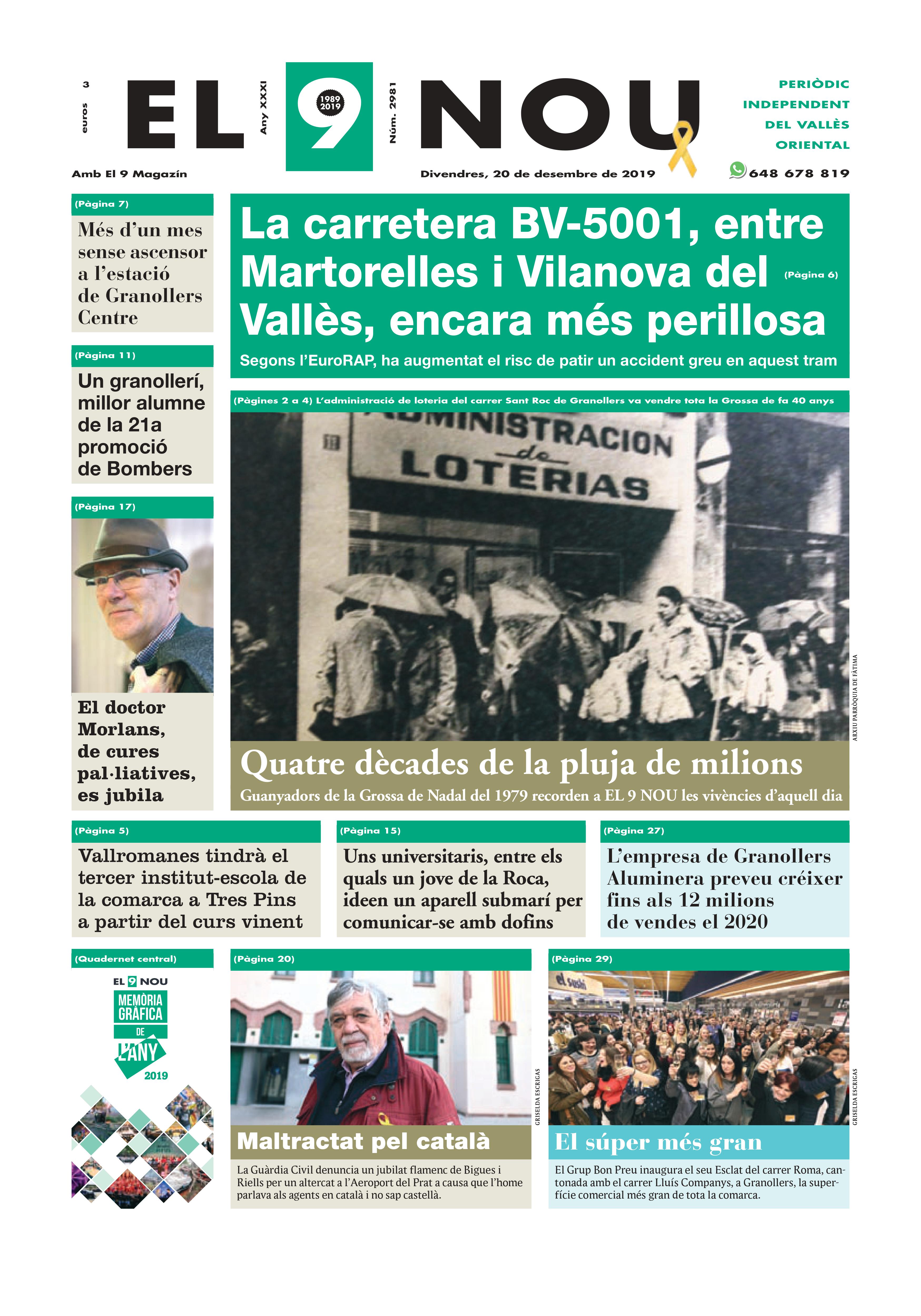 191220 EL 9 NOU Primera Plana