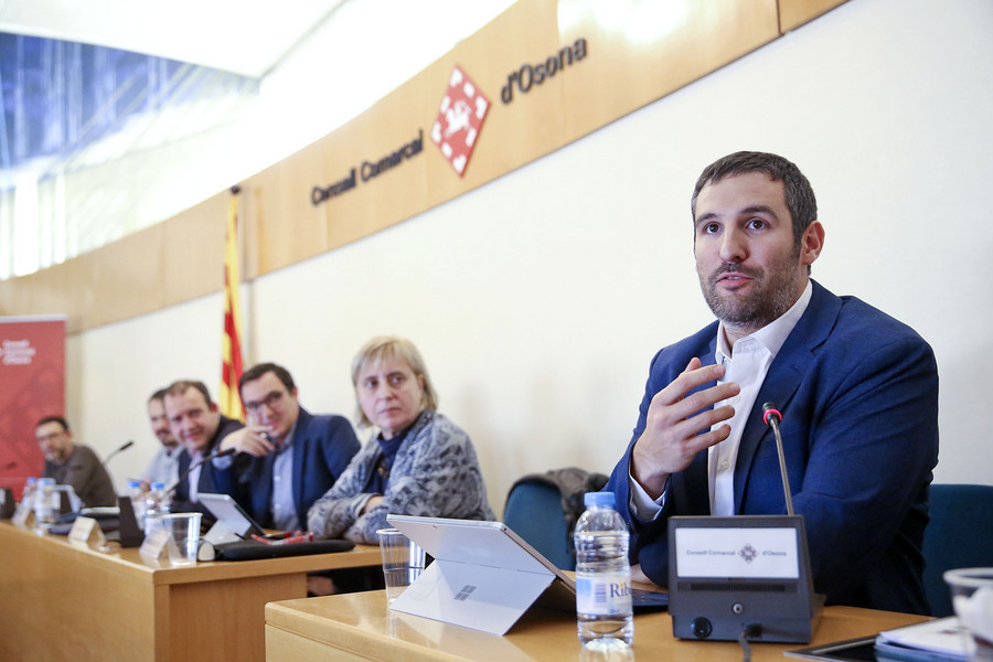 Imatge del ple amb l'aprovació del nou gerent