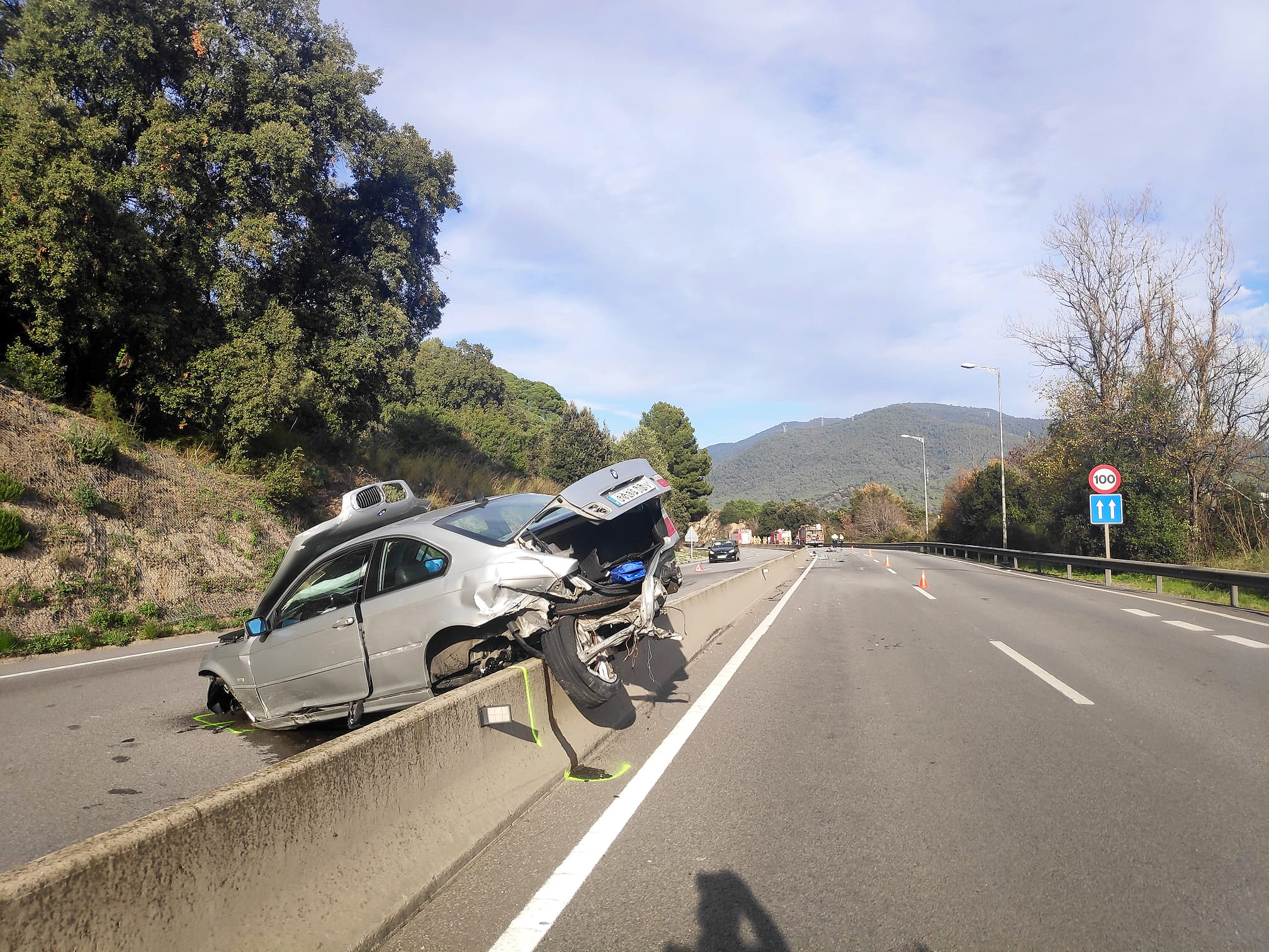 L'accident s'ha produït molt a prop de la Doma, a la Garriga