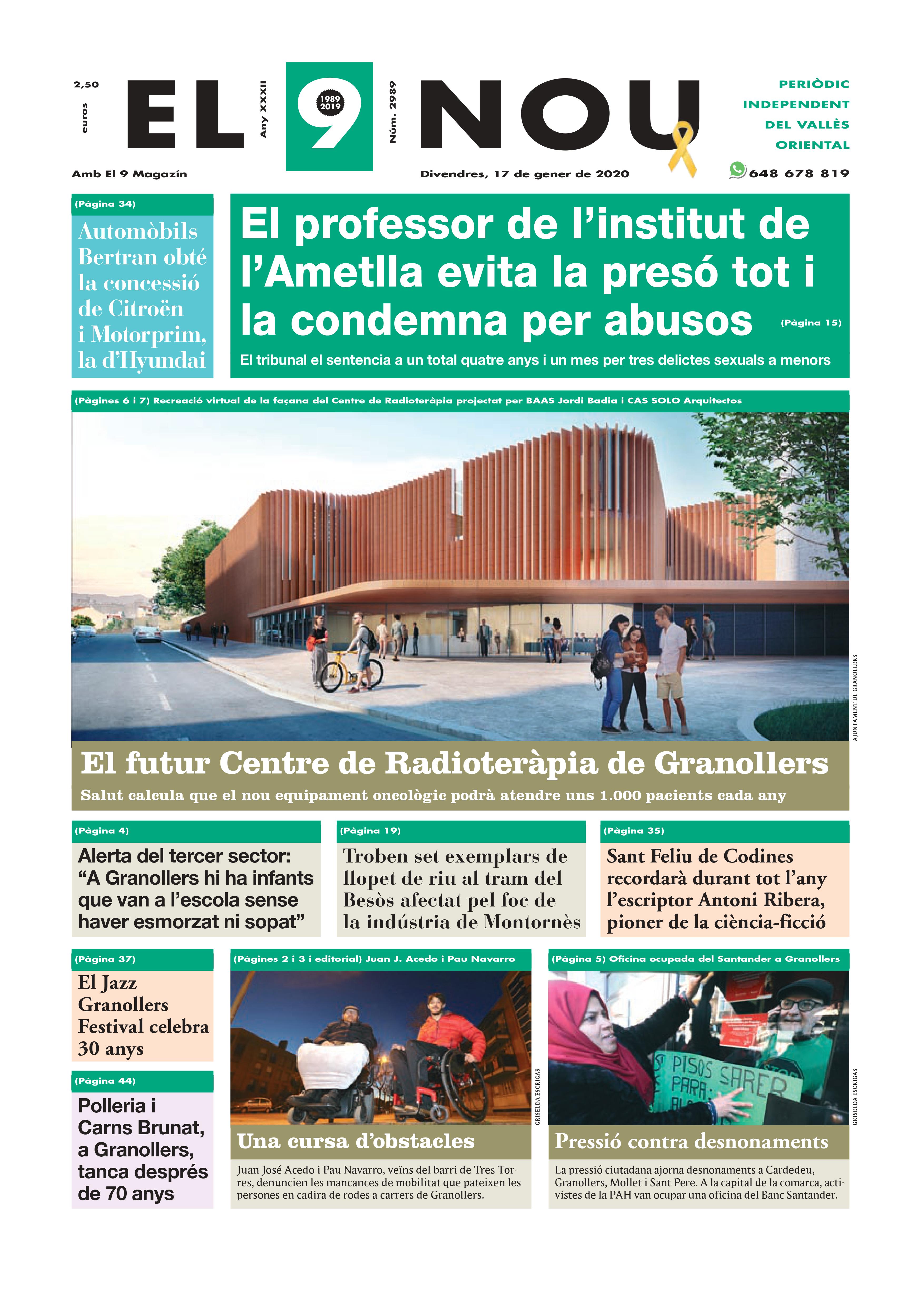 200117 EL 9 NOU Primera Plana
