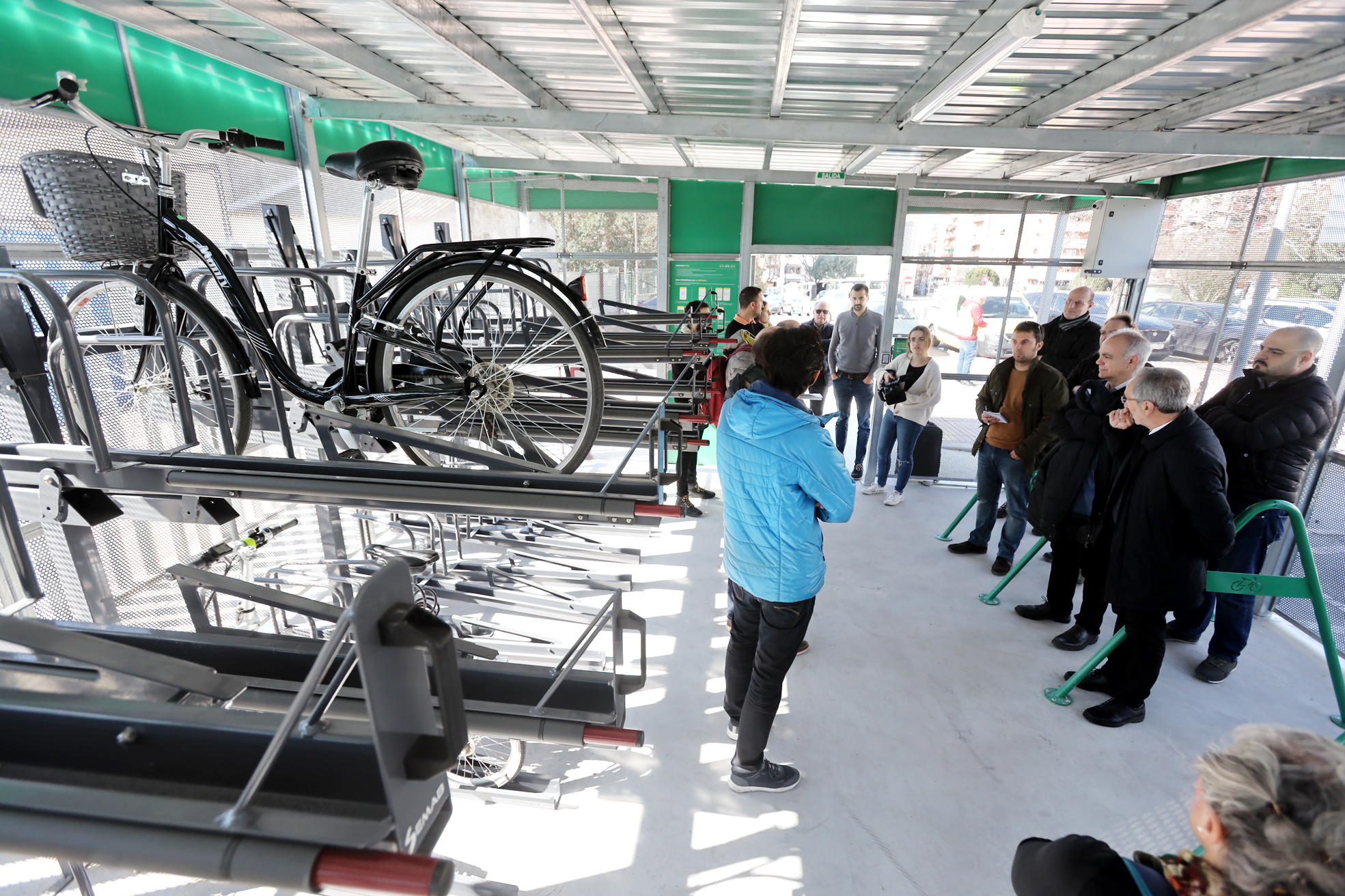 L'espai de l'estació de Granollers-Centre té capacitat per a 58 bicicletes