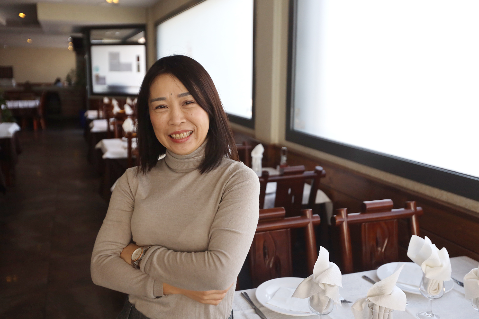 Susana Li Xu, mestressa del restaurant Tres Delicias de Corró d'Avall