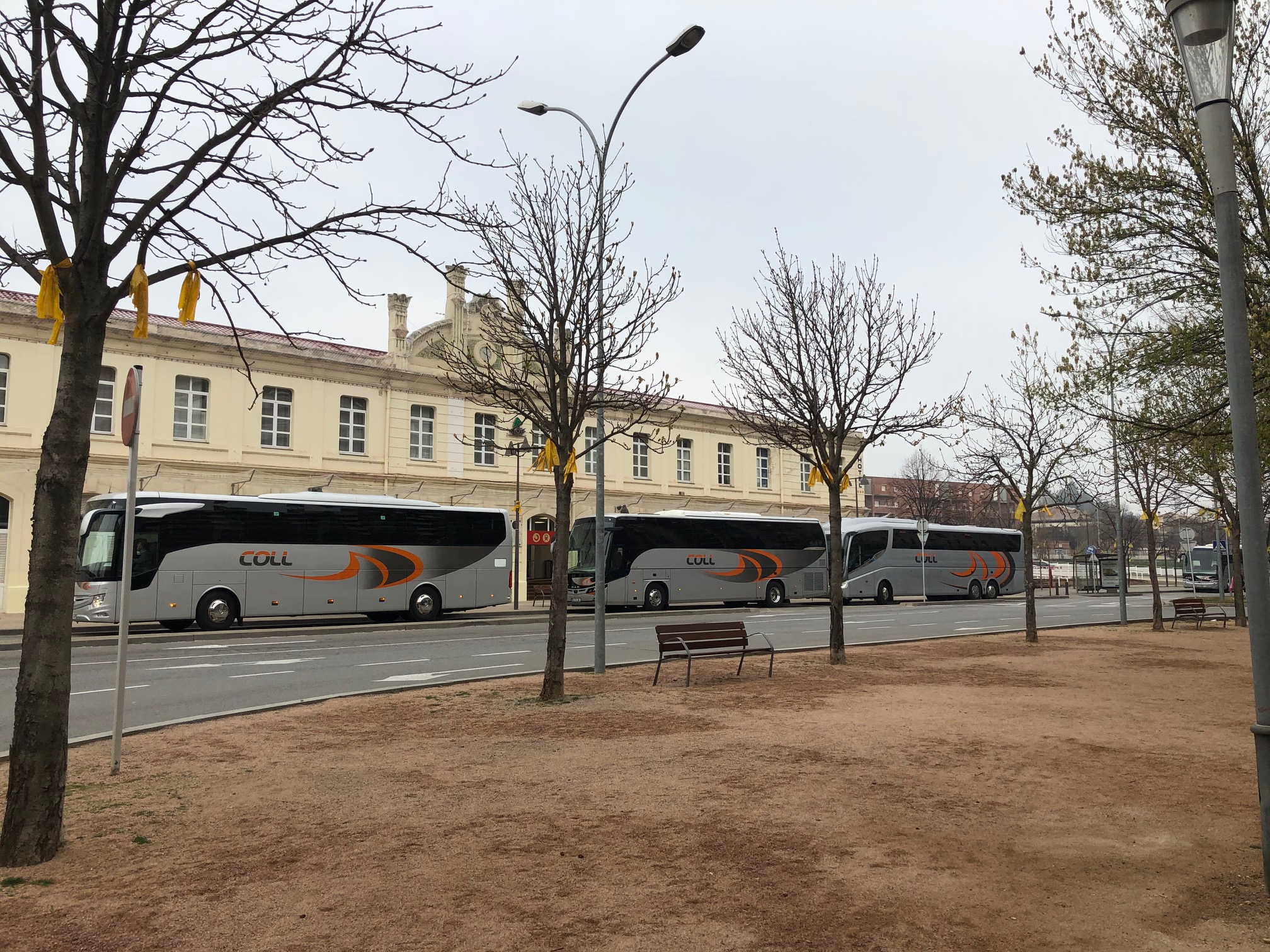 Una empresa d'autobusos ha fet el transport alternatiu aquest dijous al matí