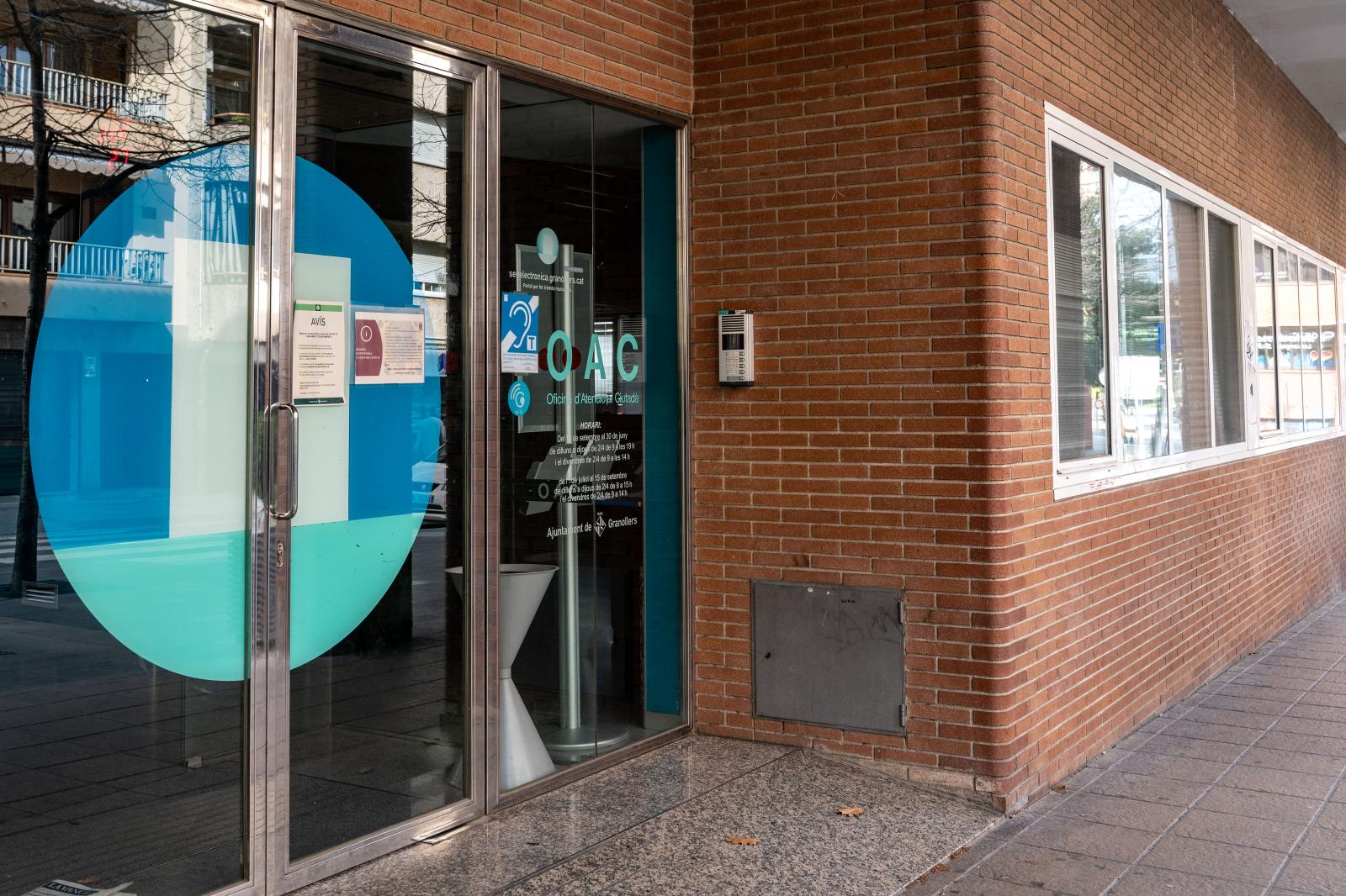 L'Oficina d'Atenció al Ciutadà del carrer Sant Josep