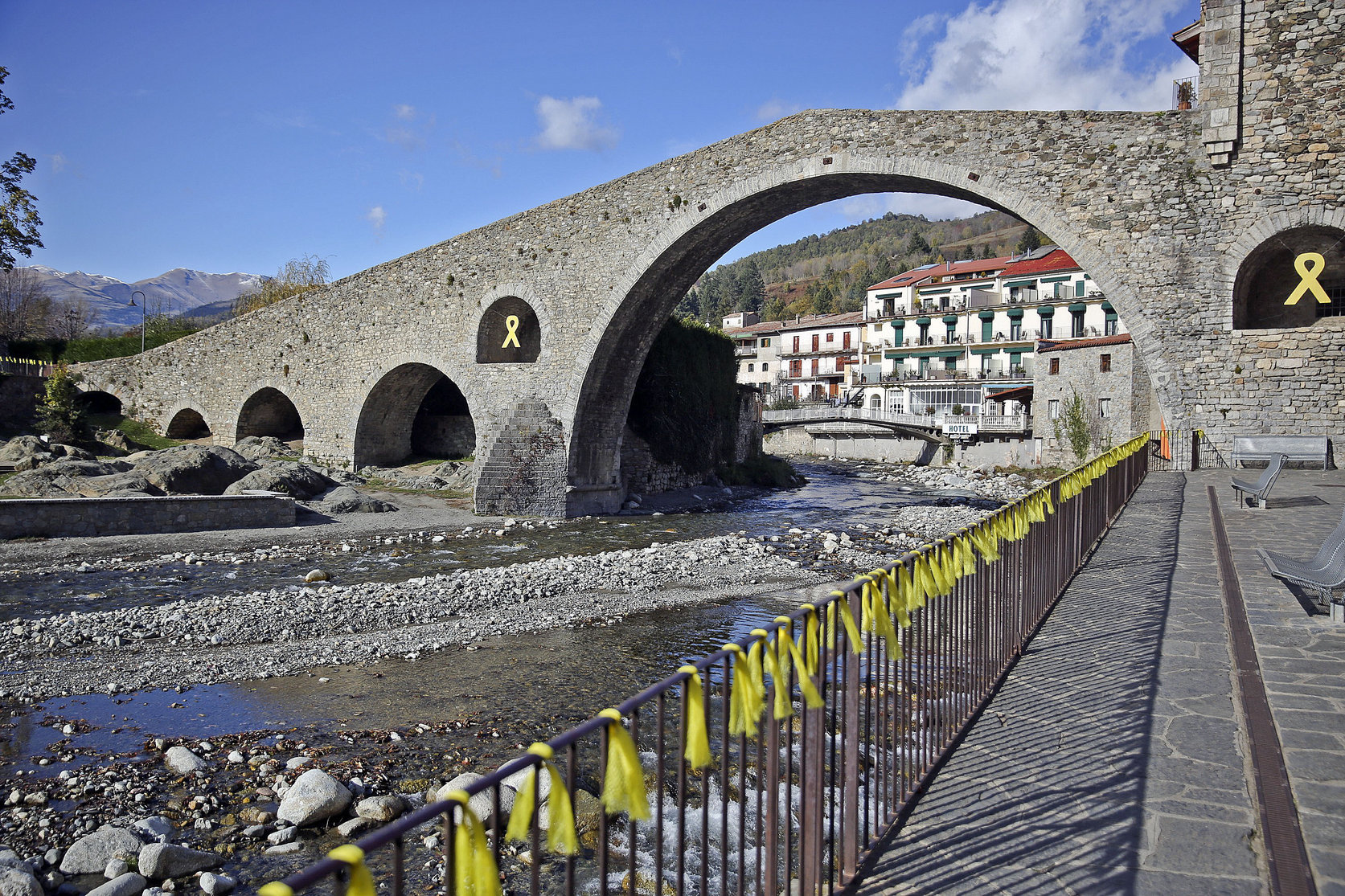 El Pont Nou de Camprodon, un dels principals atractius turístics del municipi