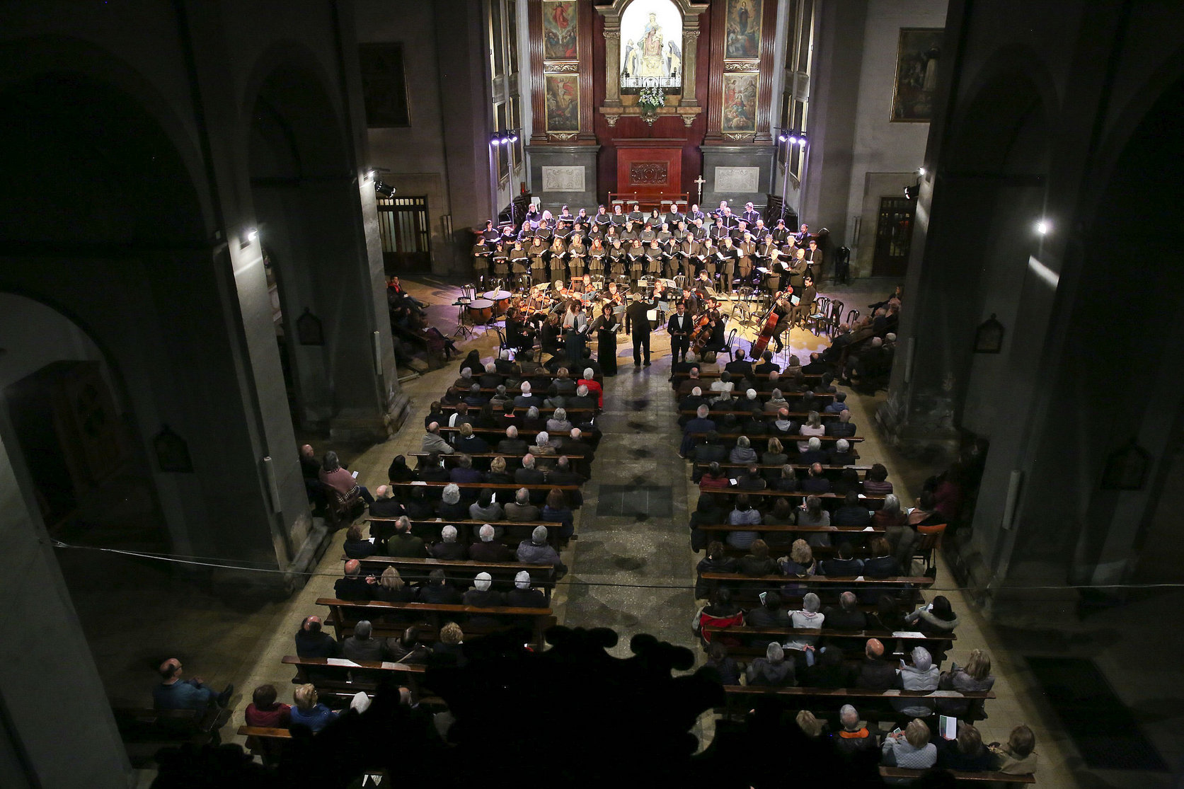 El concert del 'Rèquiem' de Mozart a l'església de Sant Domènec de Vic, en l'edició de l'any passat del festival