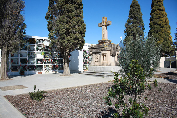 El cementiri de Corró d'Amunt en una imatge d'arxiu